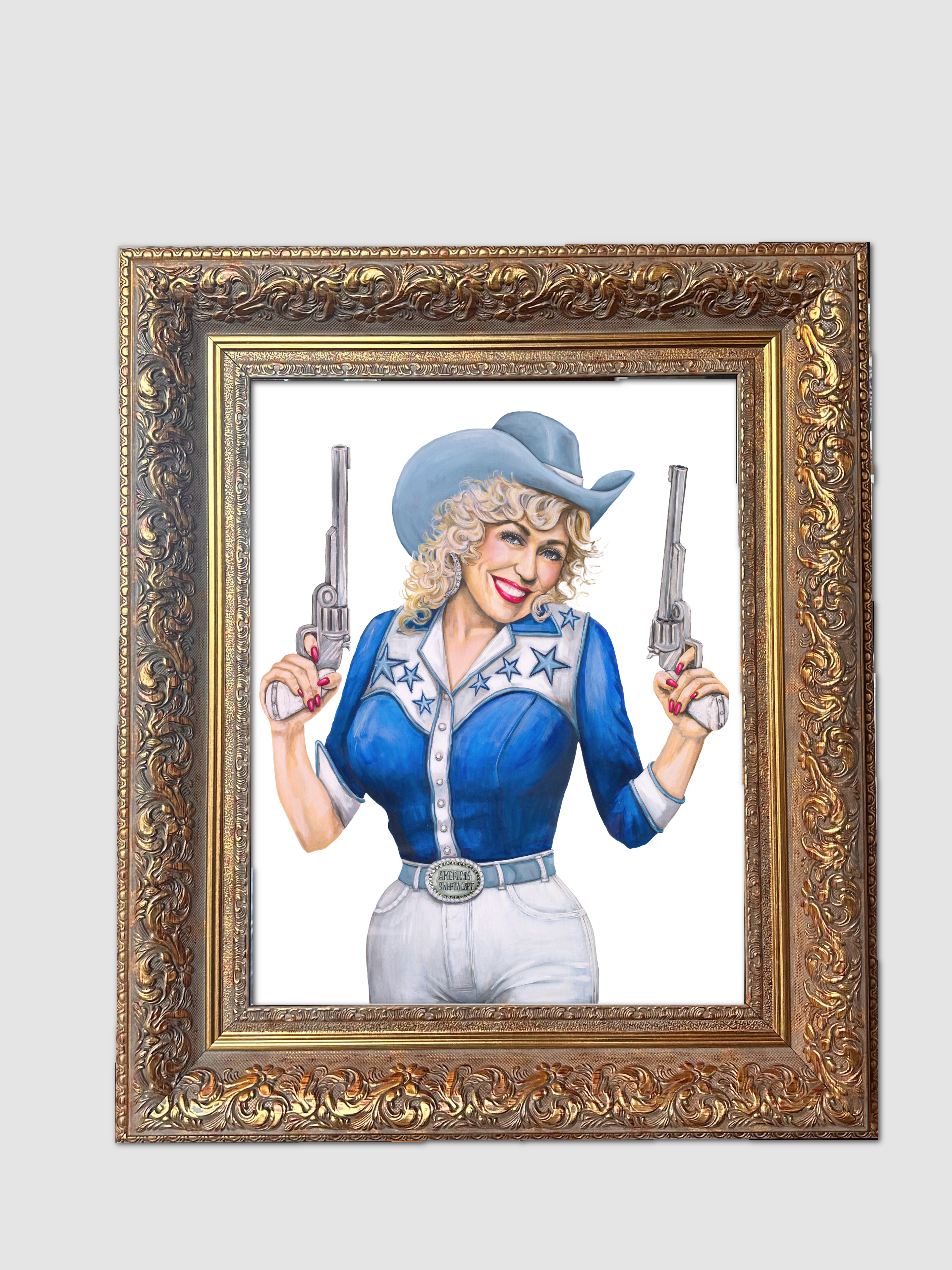 Patriotic Dallas Cowboys 4th of July Dolly Parton