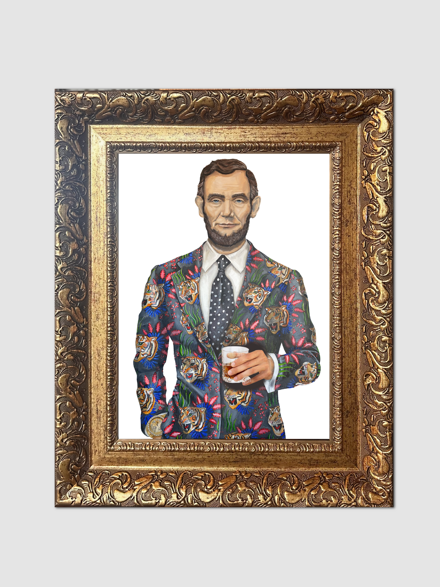 Big Cat Energy Abe Canvas Print