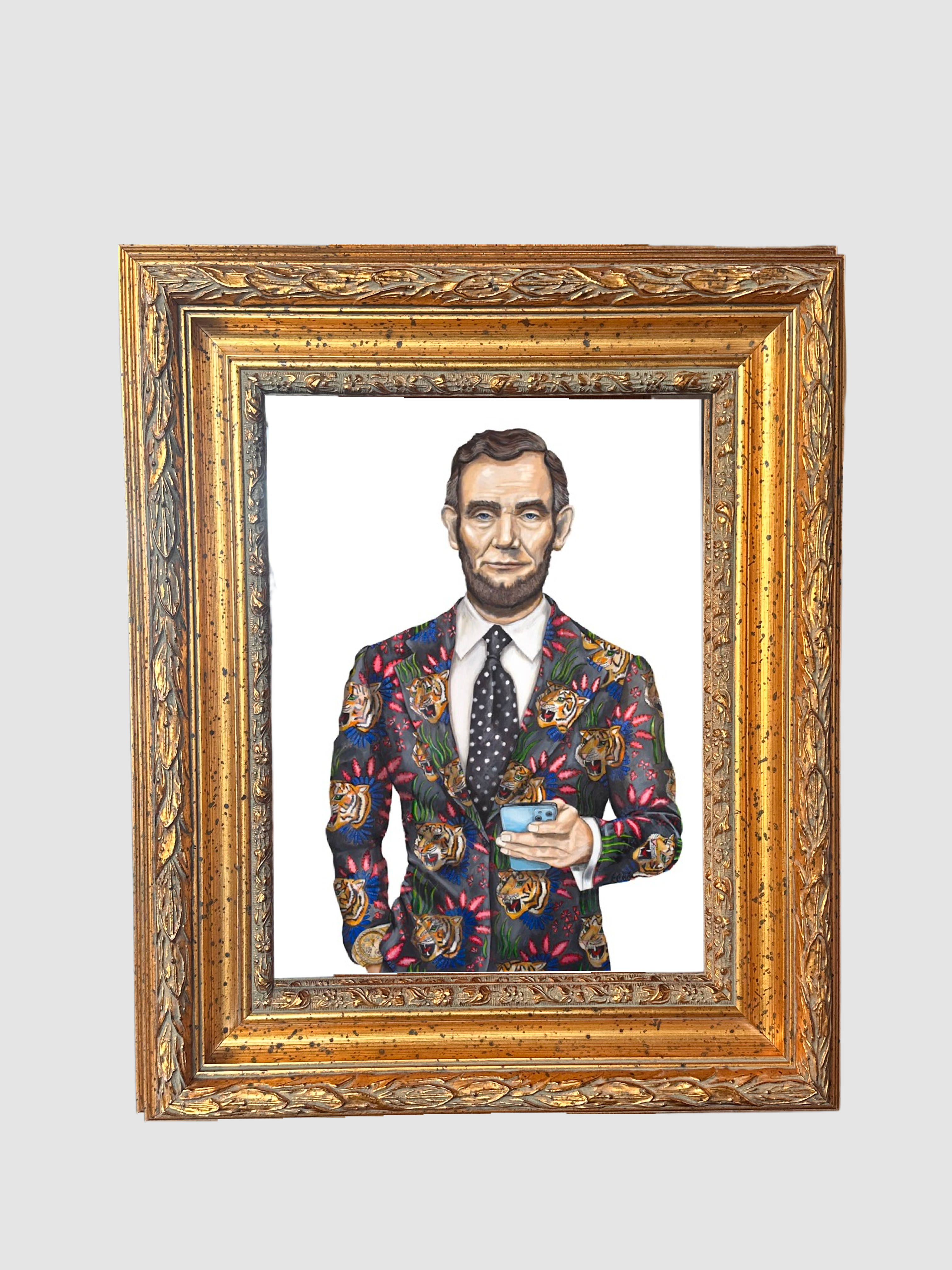 Big Cat Energy Abe Canvas Print