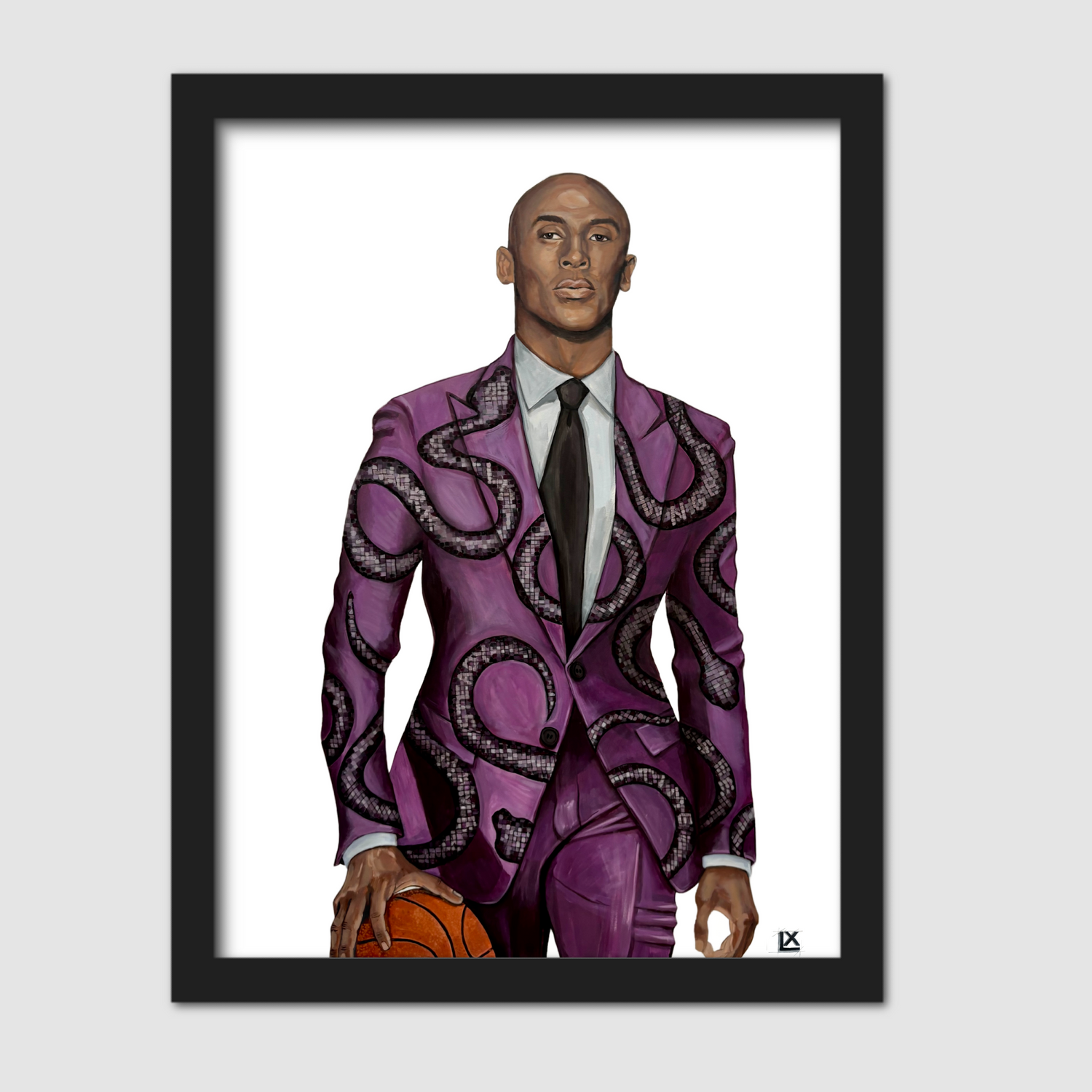 Black Mamba Paper Print