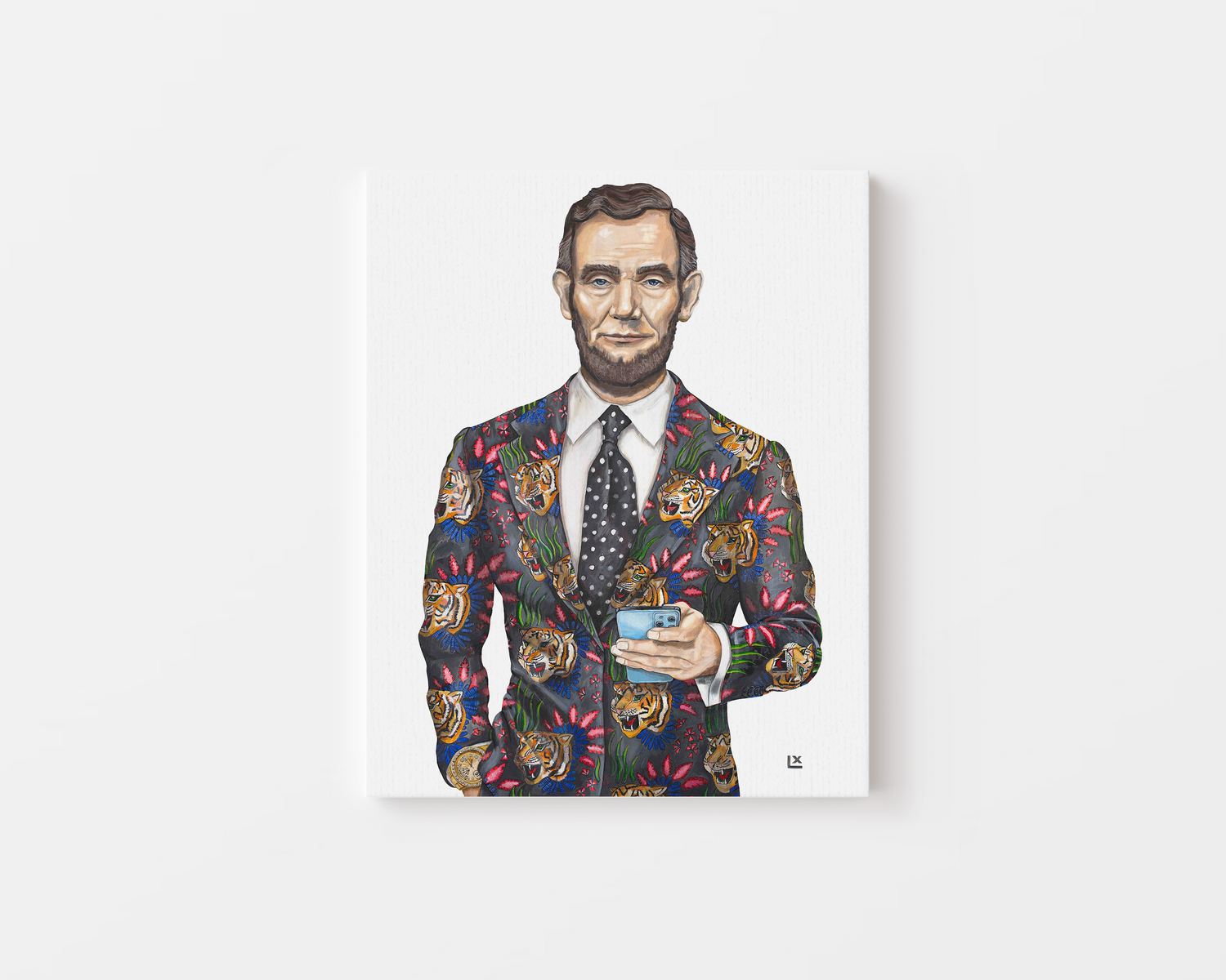 Big Cat Energy Abe Canvas Print