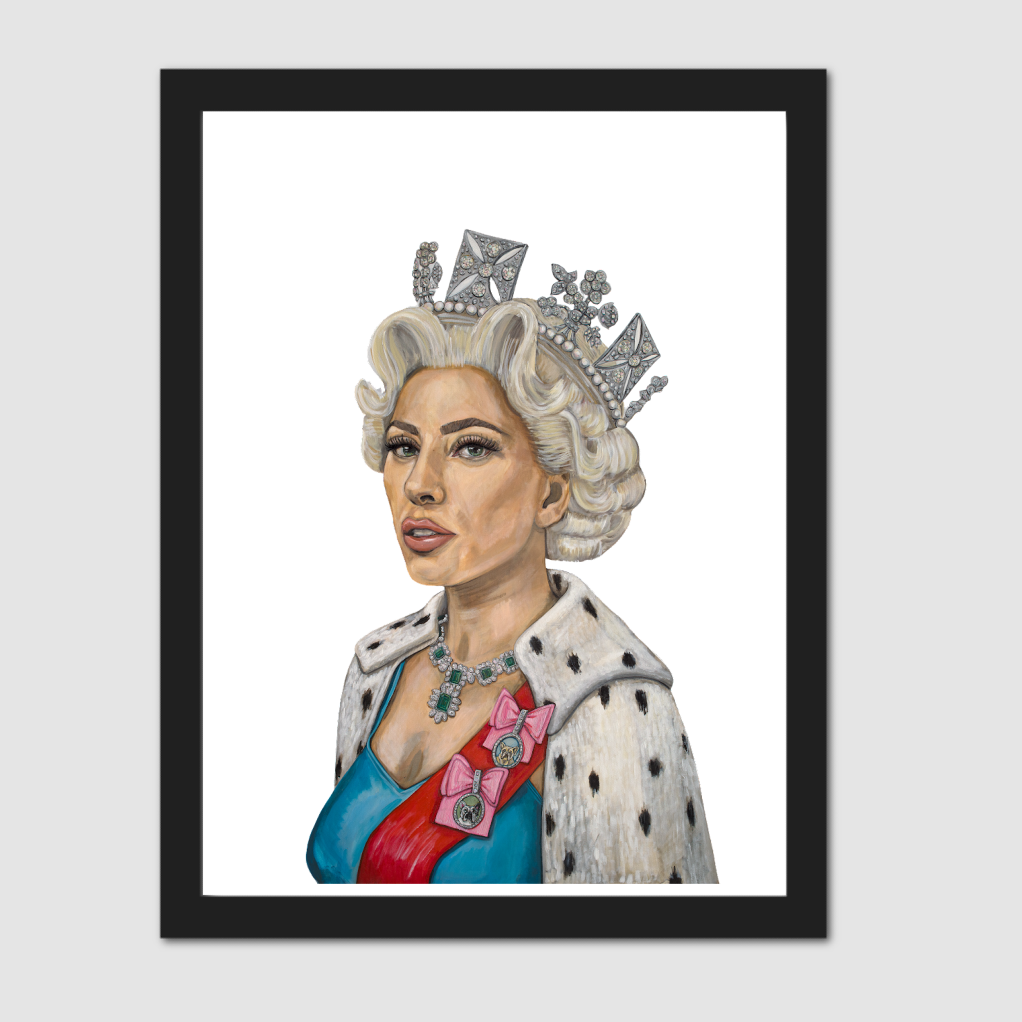 Monster Majesty Paper Print
