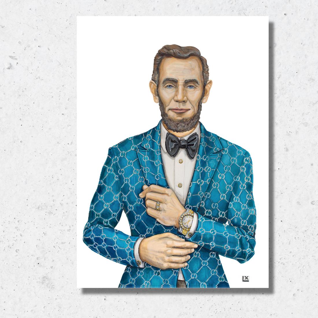Lincoln Lawyer Paper Print