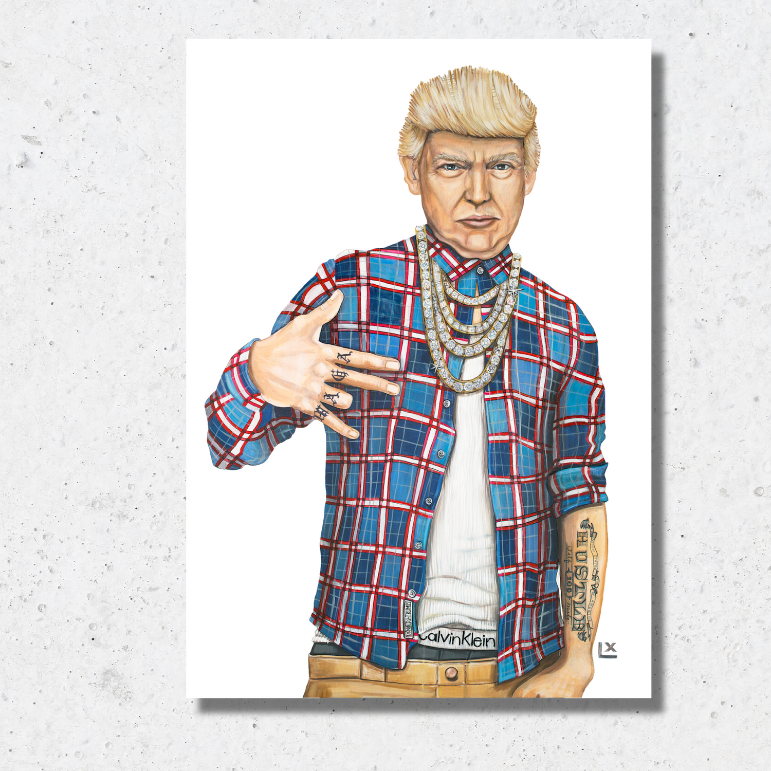 Trump Paper Print