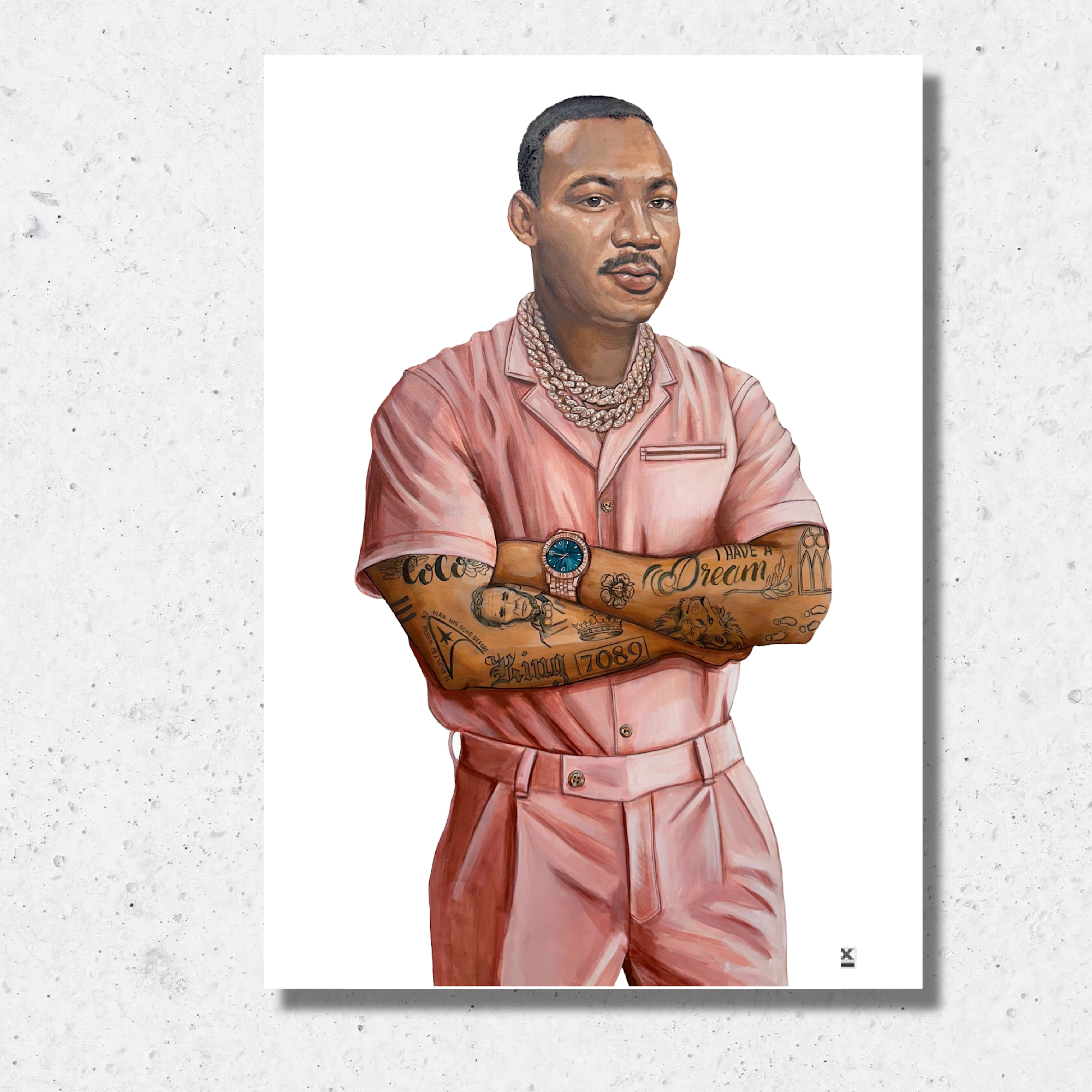 MLK Paper Print