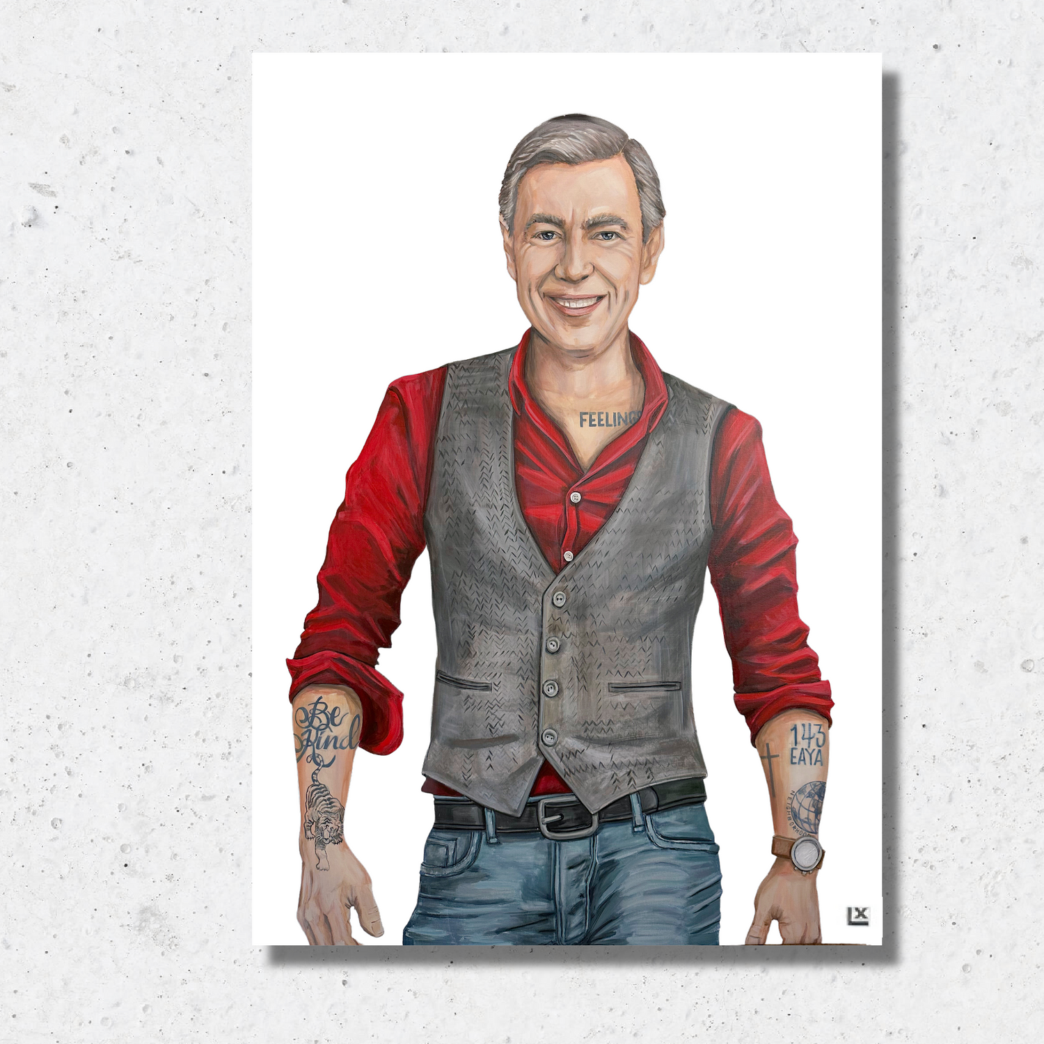 Mr. Rogers Paper Print