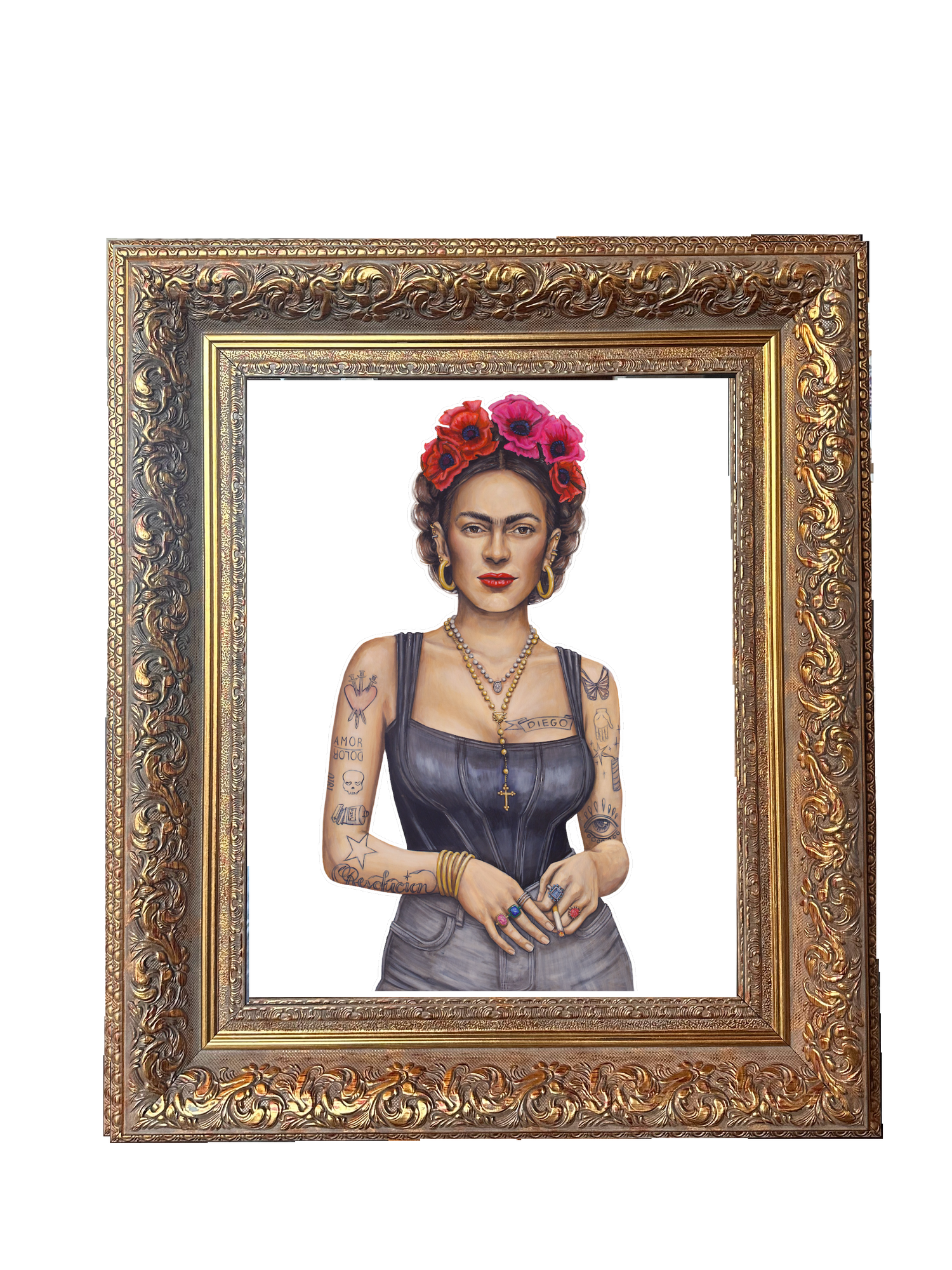 Frida Sola Paper Print