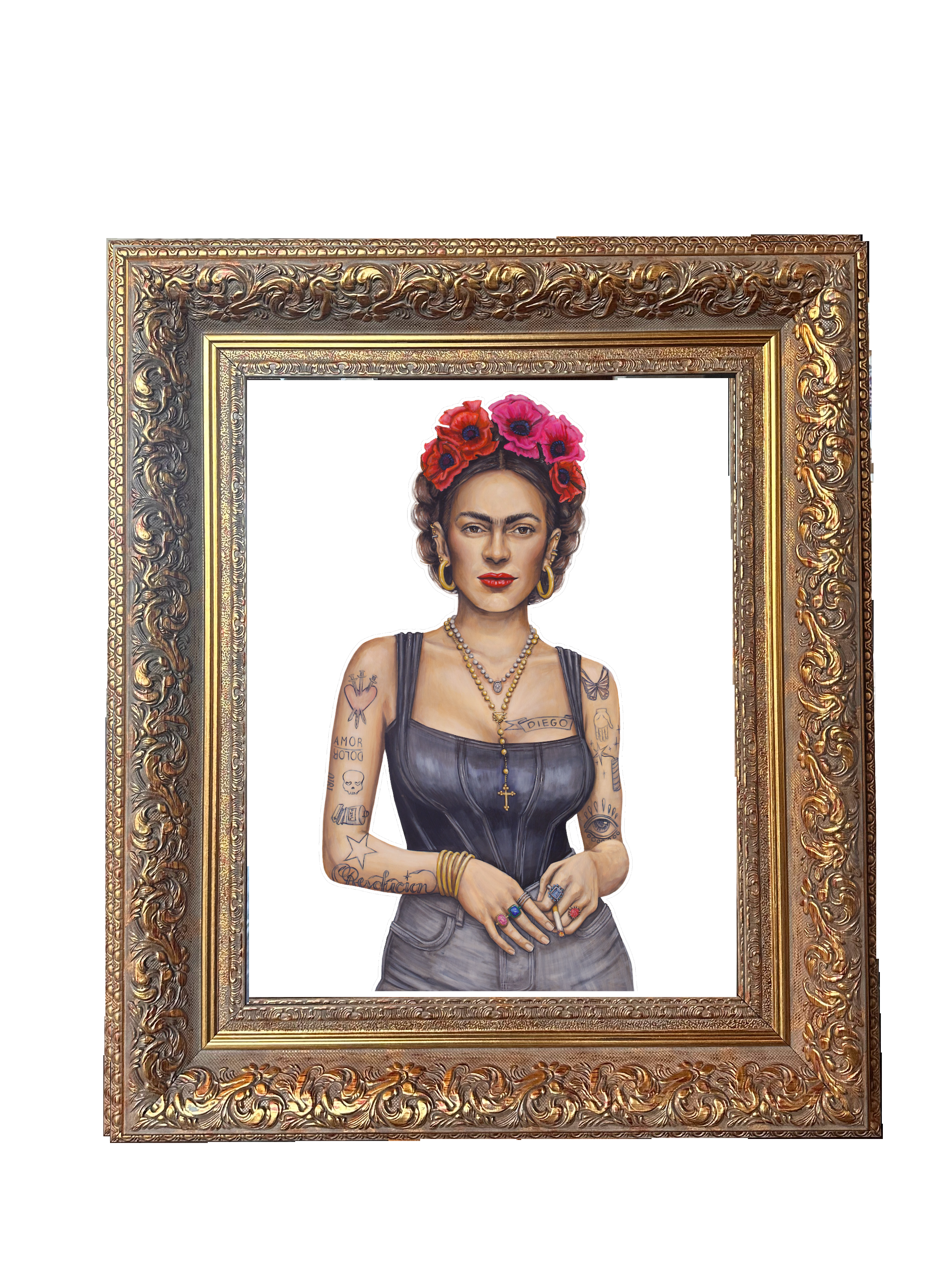 Frida Sola Paper Print