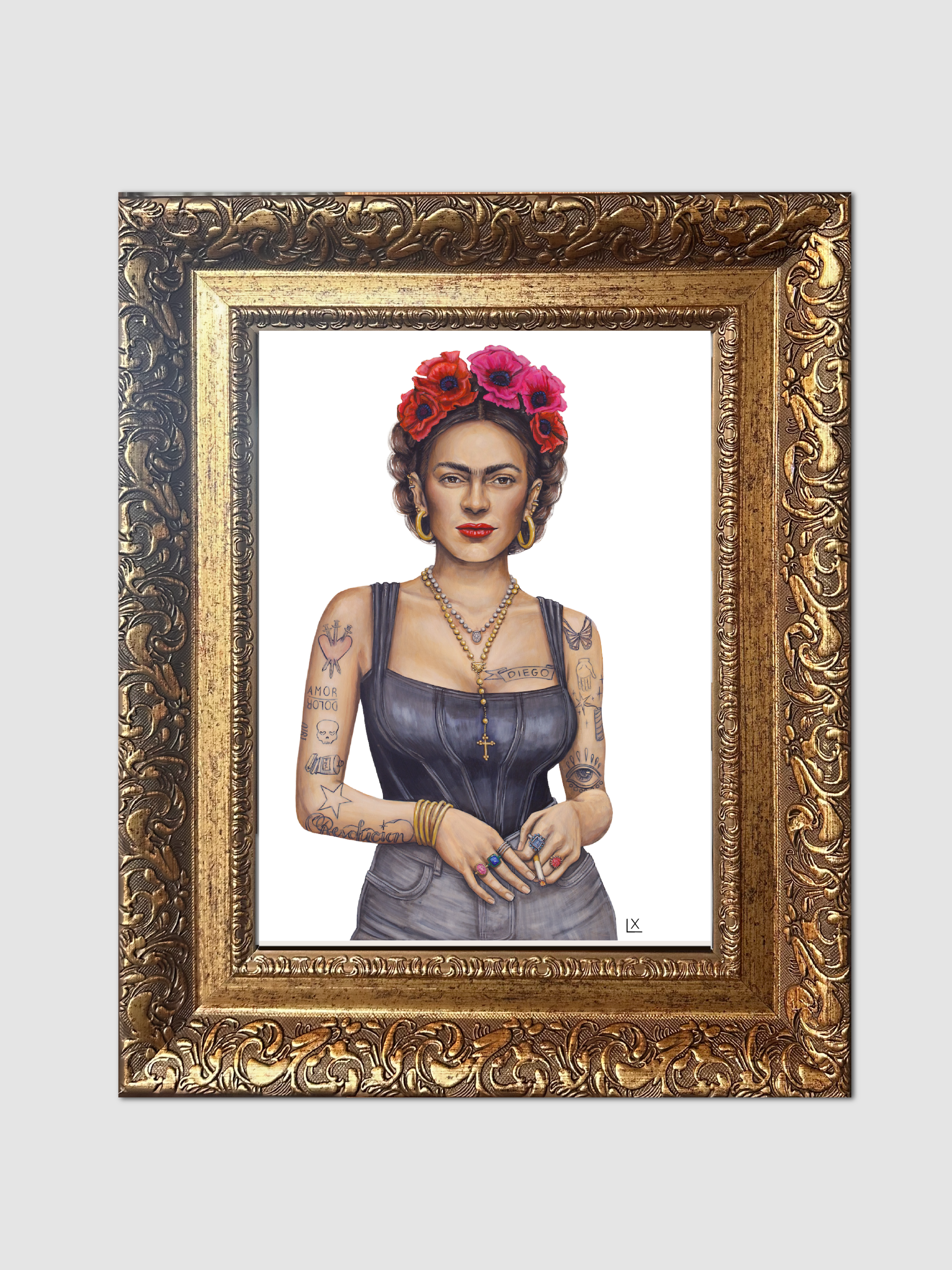 Frida Sola Paper Print
