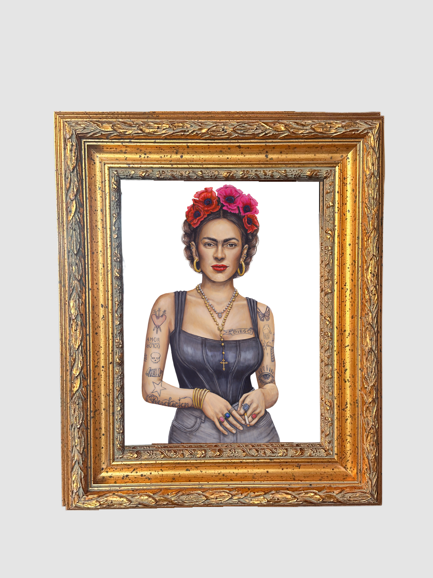 Frida Sola Paper Print