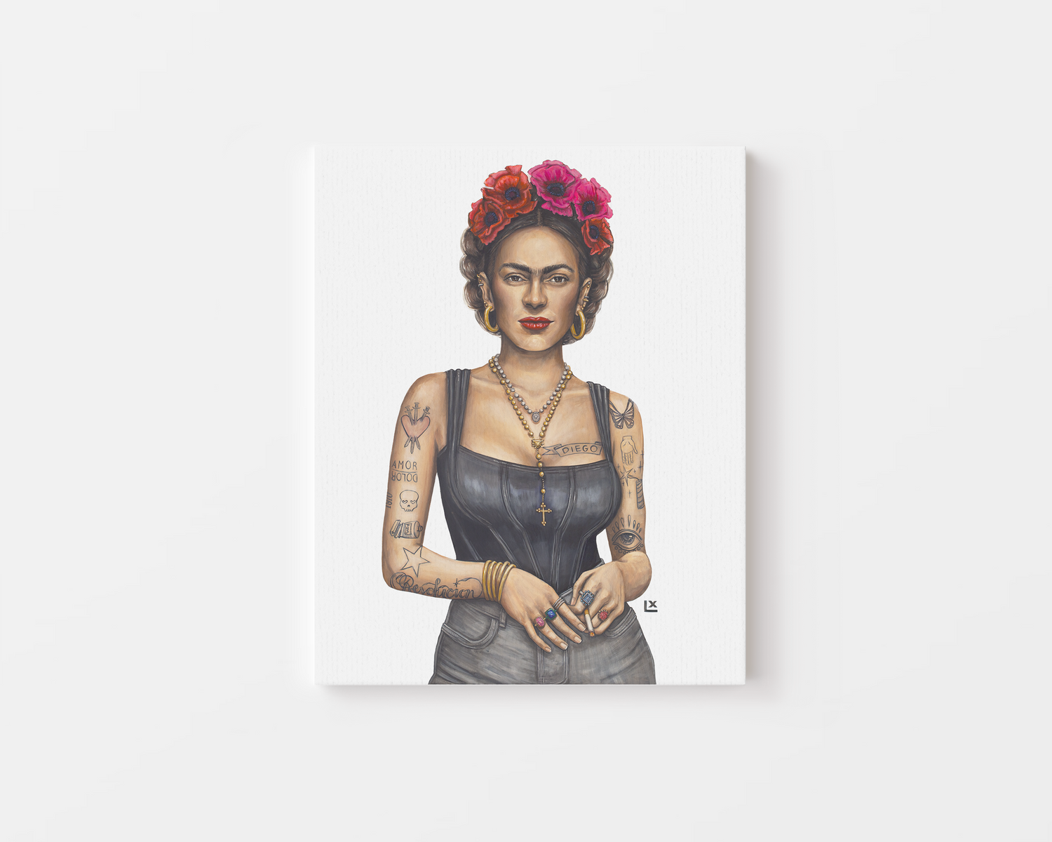 Frida Sola Canvas Print