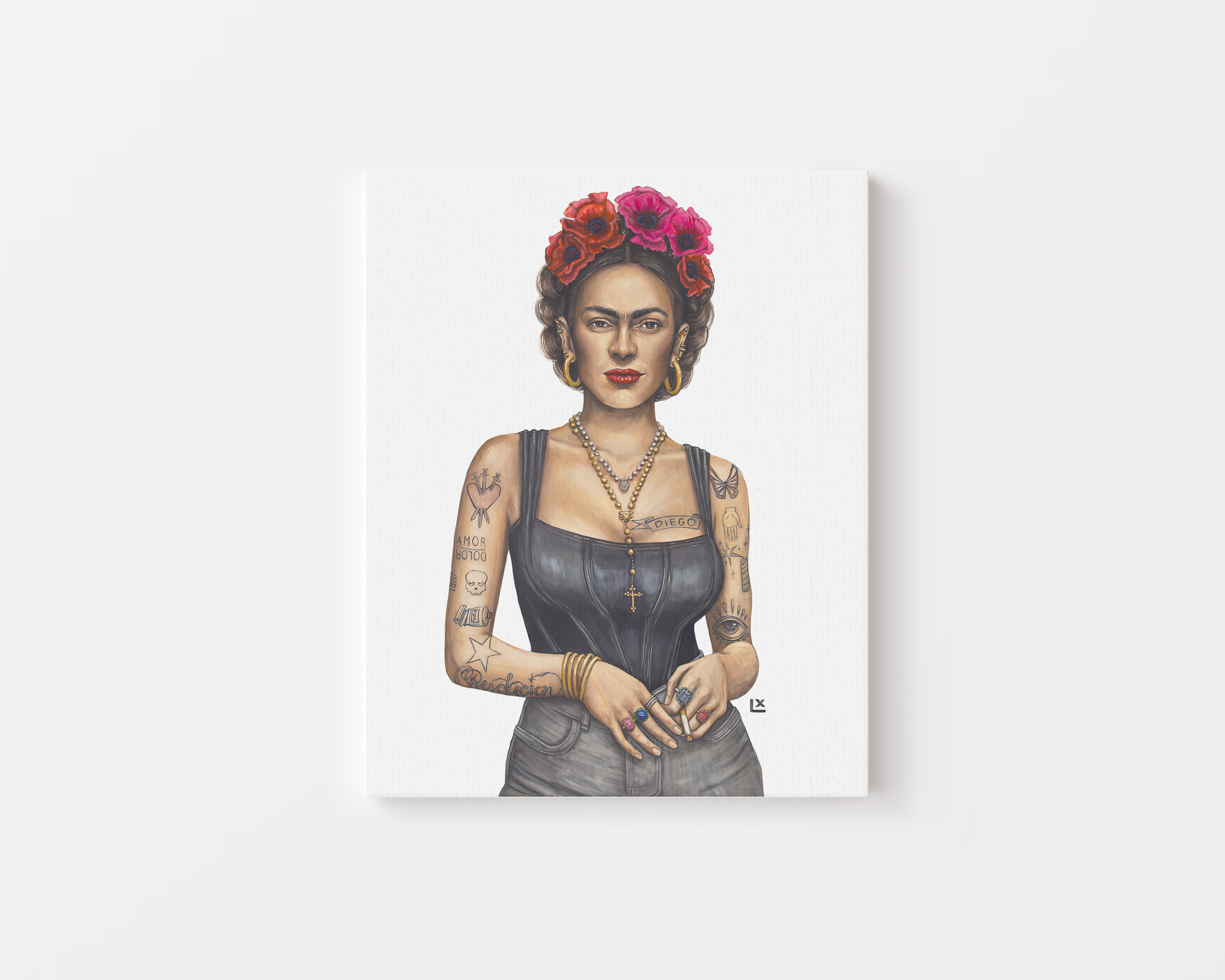 Frida Sola Canvas Print
