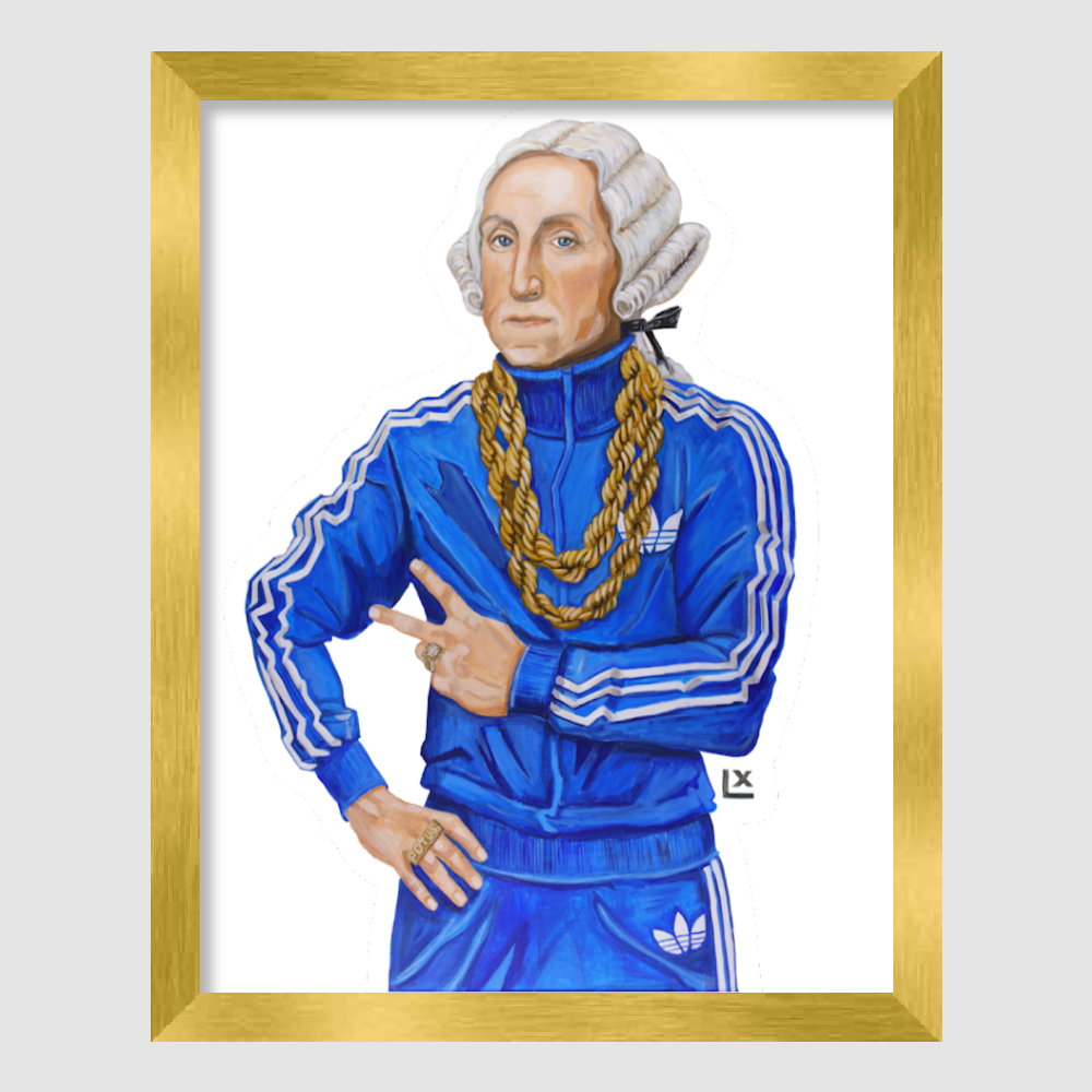 B Boi George Paper Print