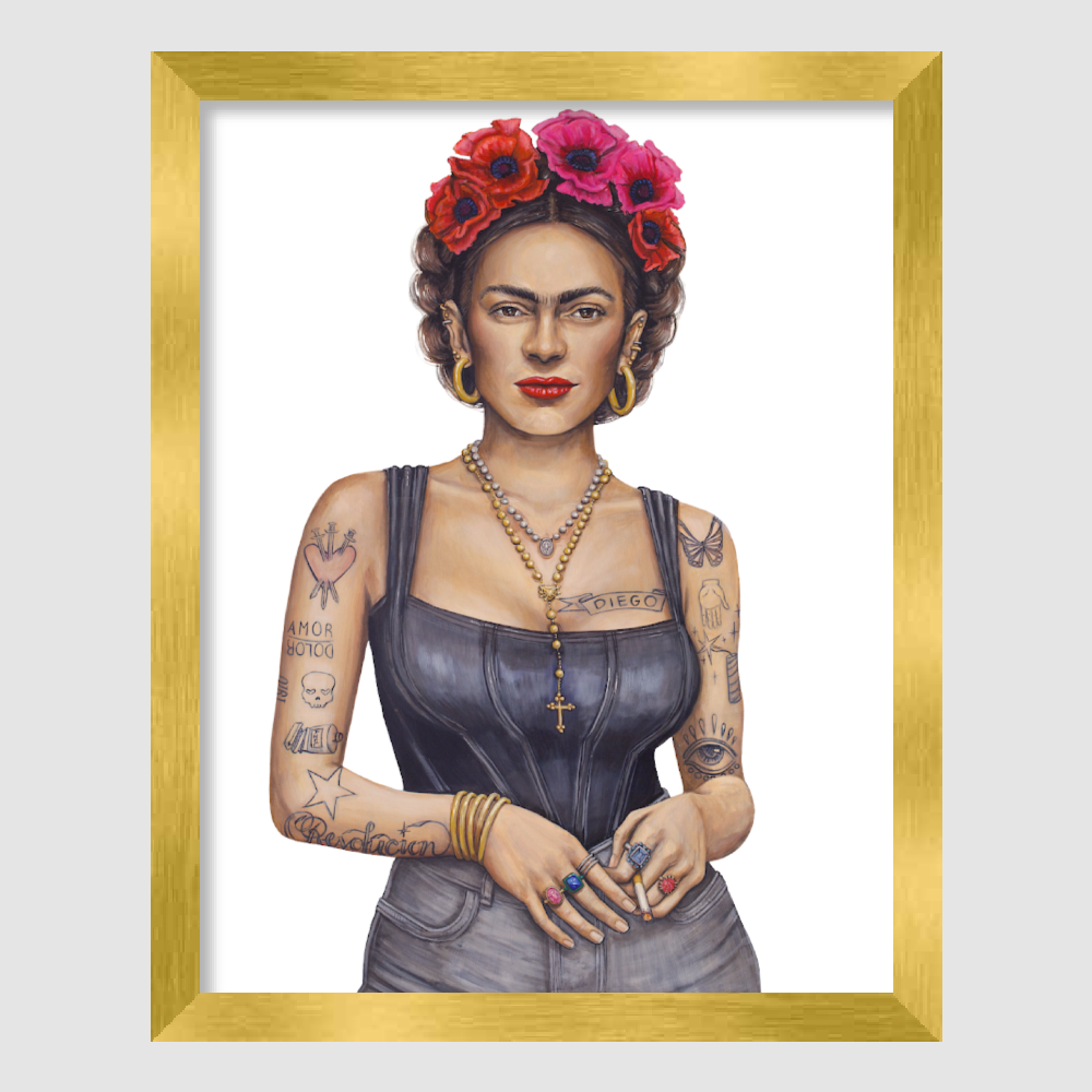 Frida Sola Paper Print