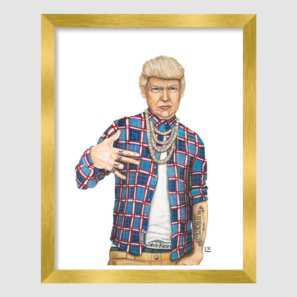 Trump Paper Print