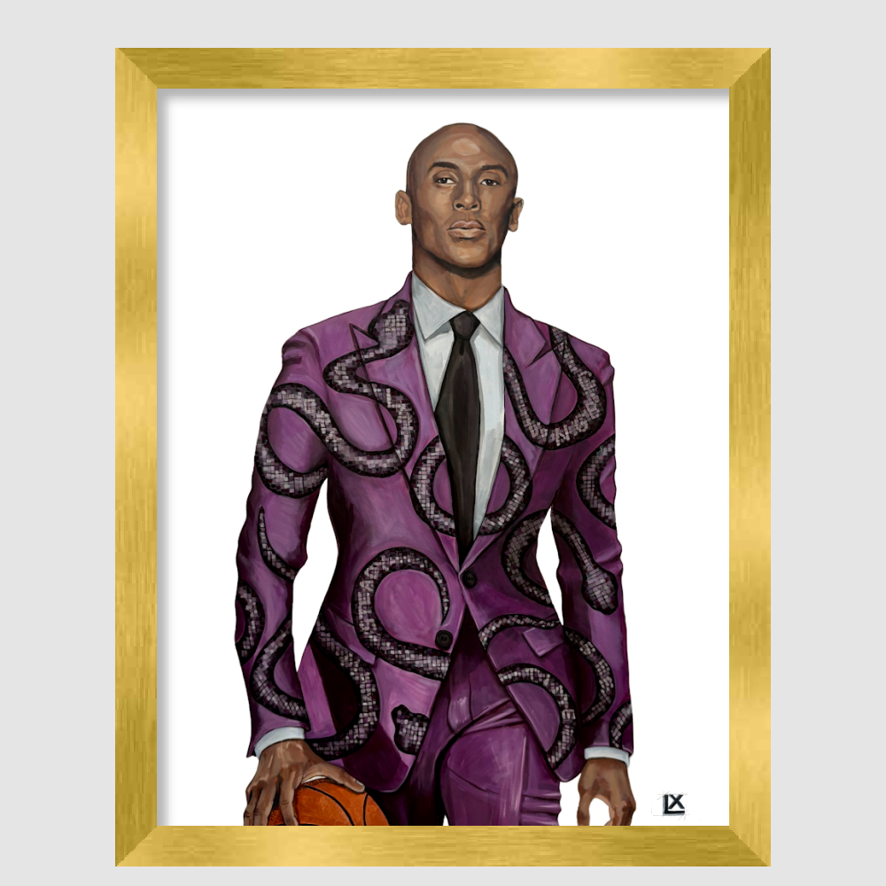 Black Mamba Paper Print