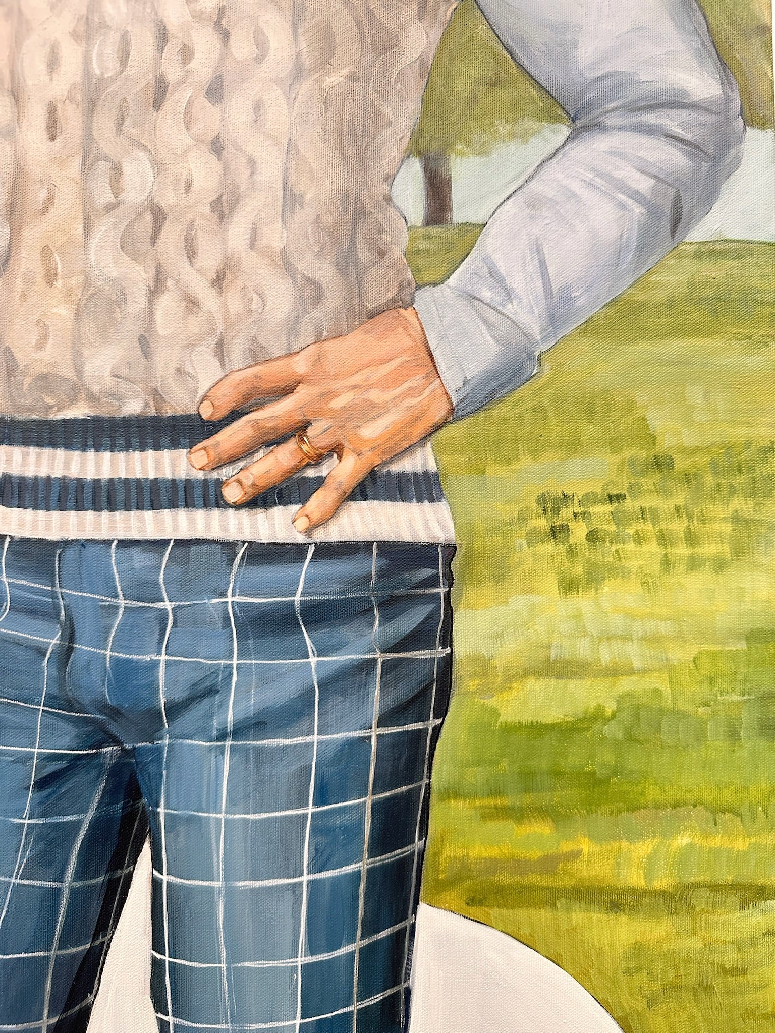 Forefathers Original Acrylic on Canvas Painting
