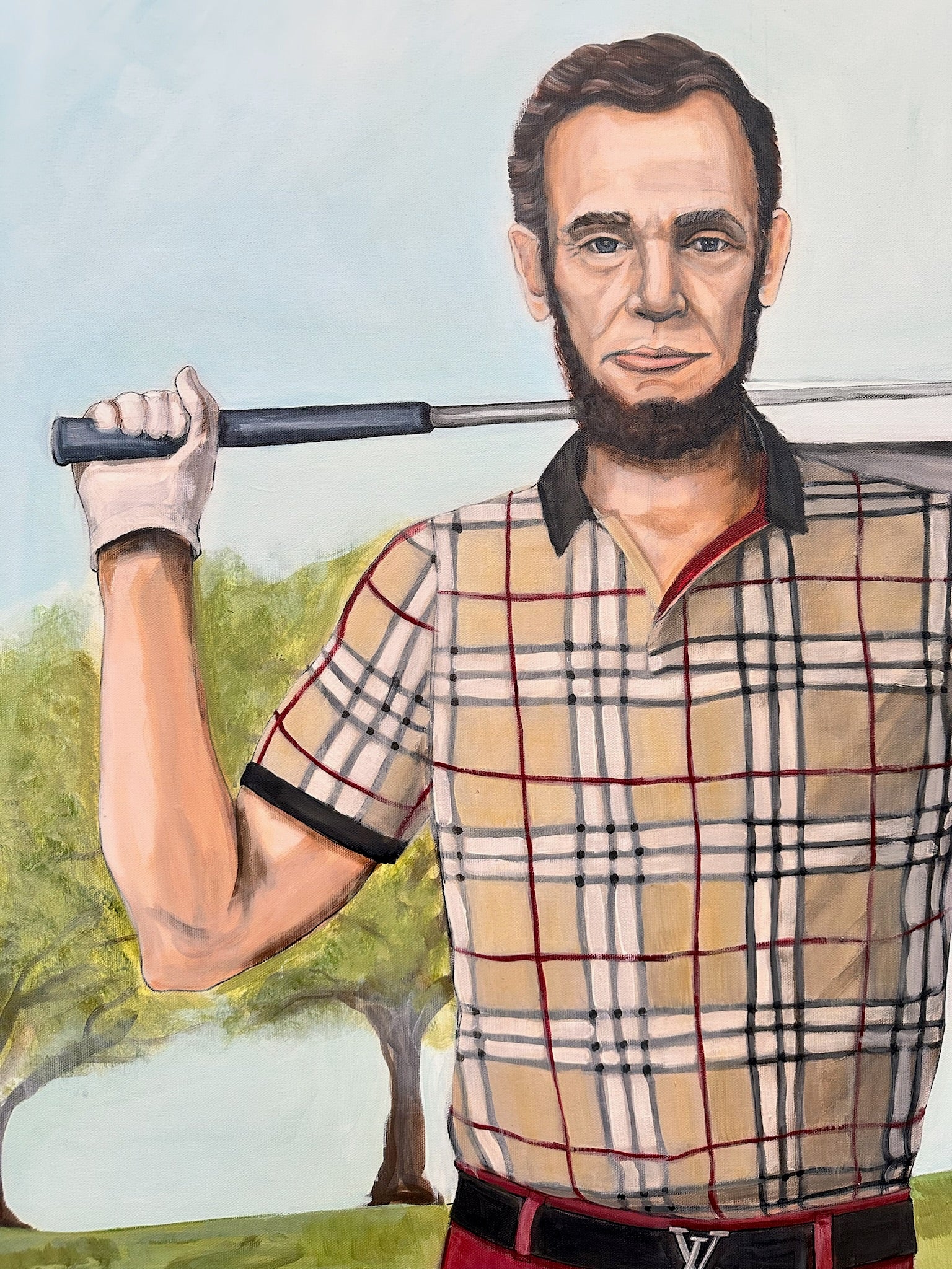 Forefathers Original Acrylic on Canvas Painting