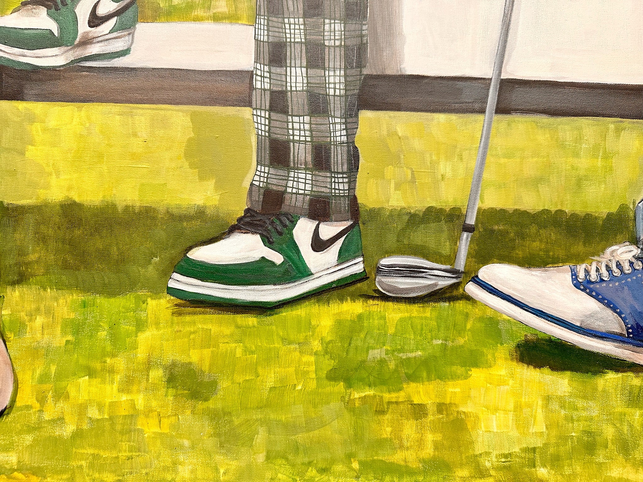 Forefathers Original Acrylic on Canvas Painting