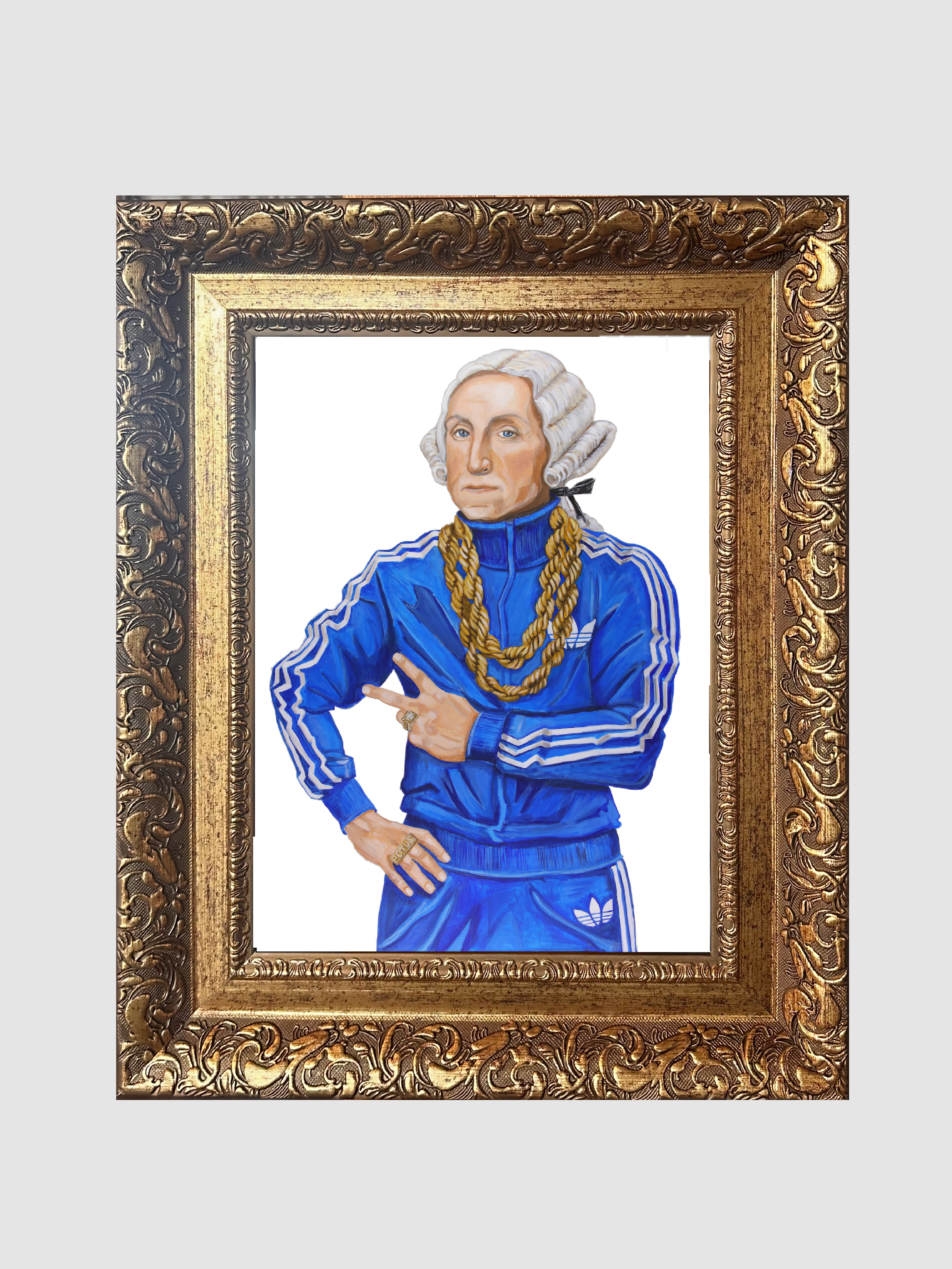 B Boi George Paper Print