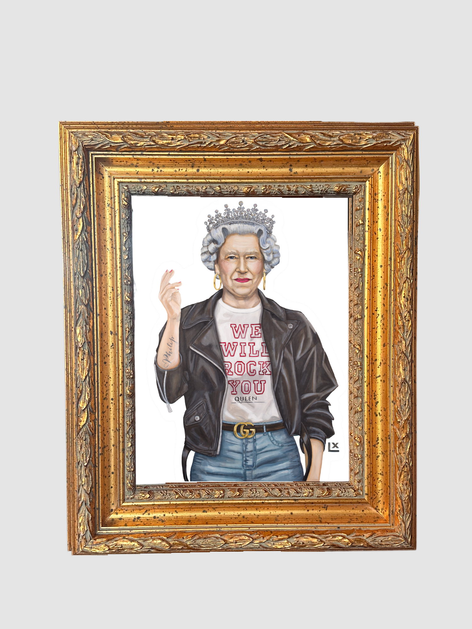 The Queen will Rock You Paper Print