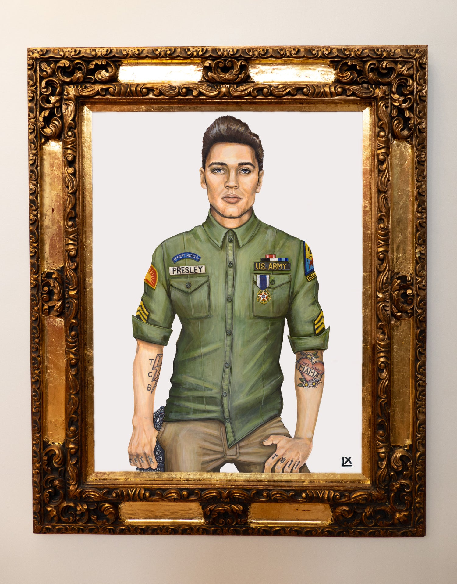 Elvis Has Returned Original Acrylic on Canvas Painting