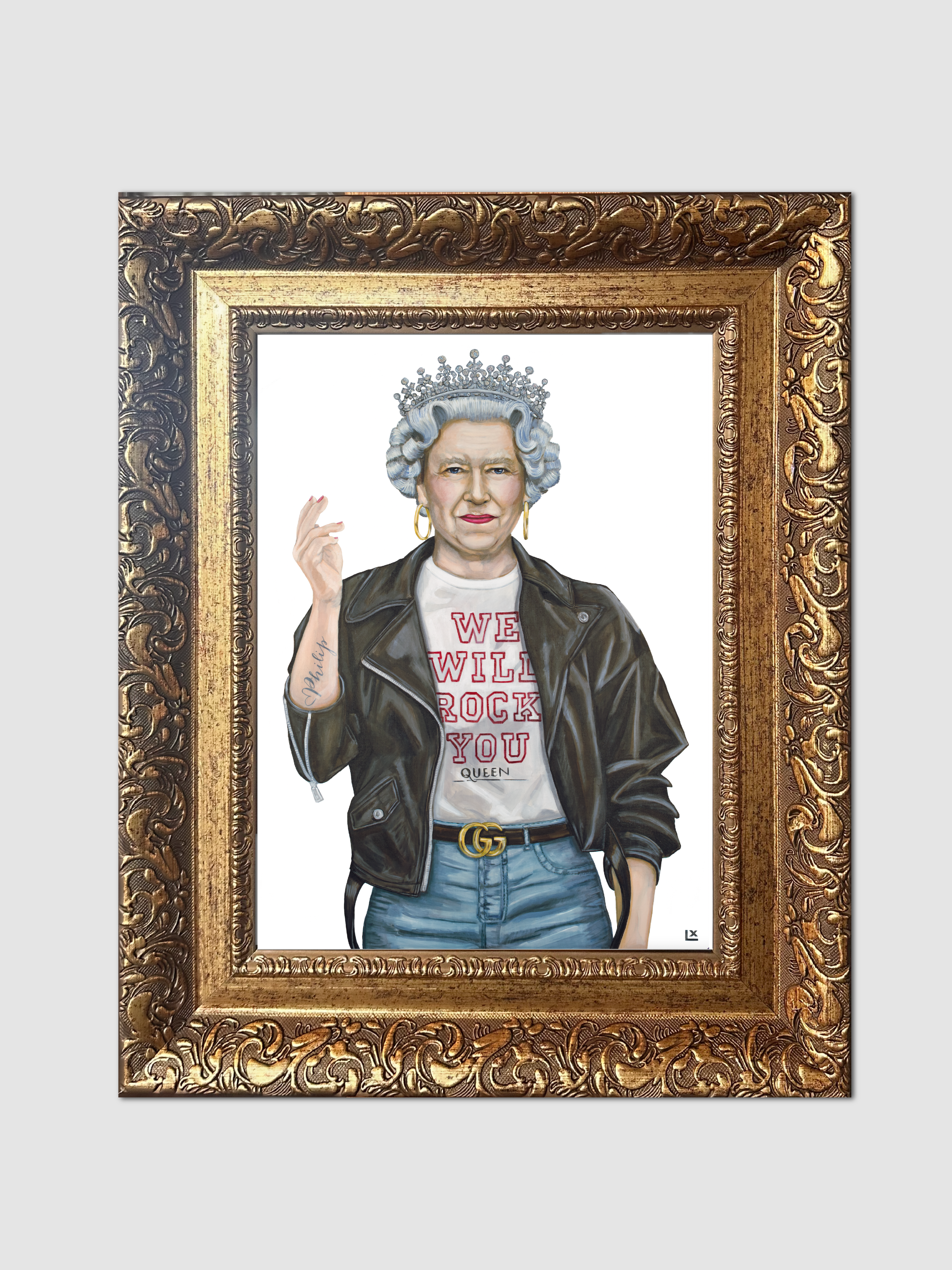 The Queen will Rock You Paper Print