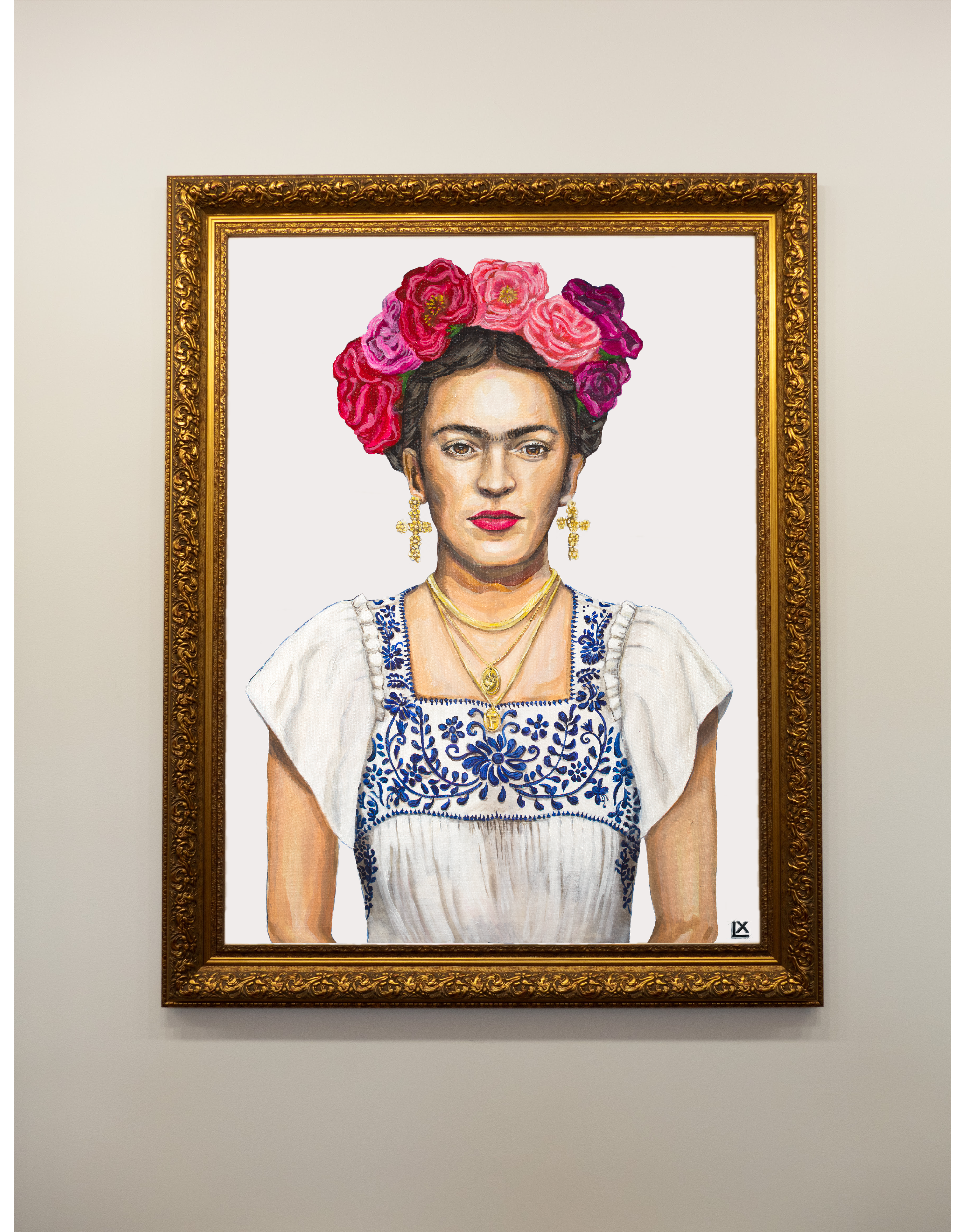 Otomi Frida Original Acrylic on Canvas Painting
