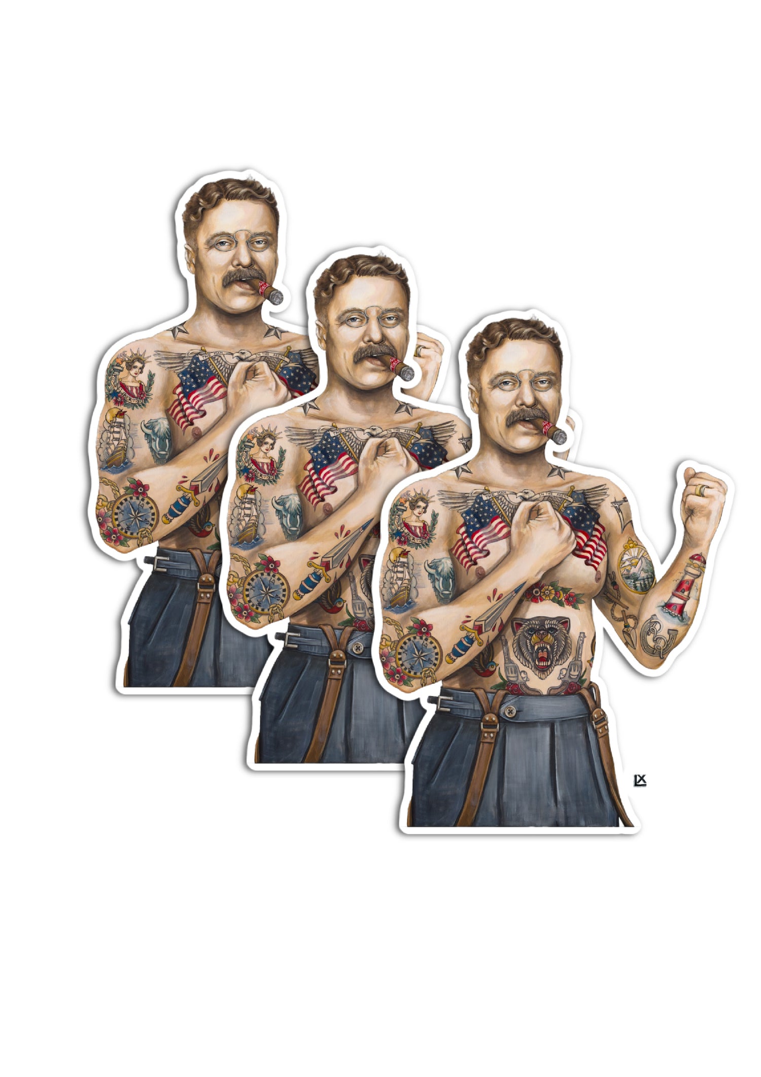 3x4" Vinyl Stickers