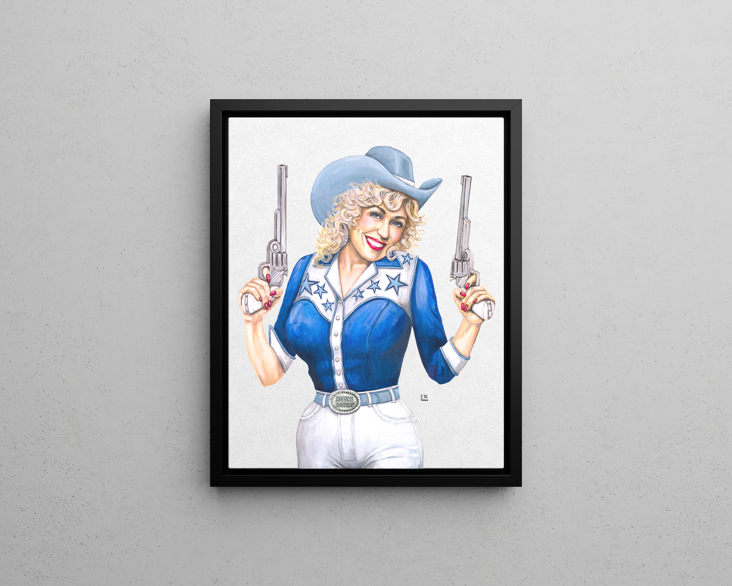 Patriotic Dallas Cowboys 4th of July Dolly Parton