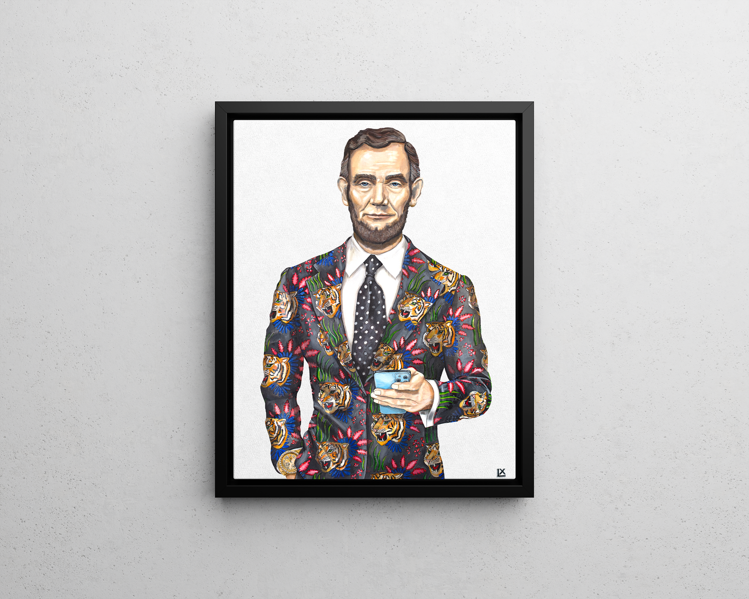 Big Cat Energy Abe Canvas Print
