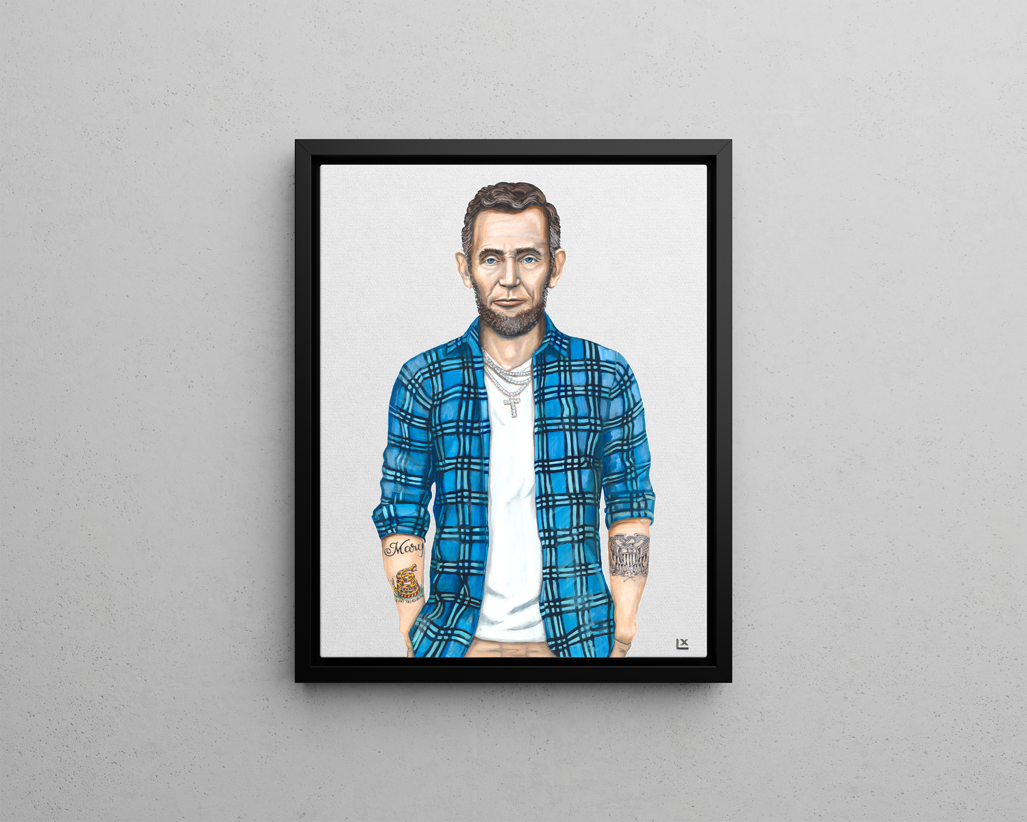 Country Boy Abe Canvas Print