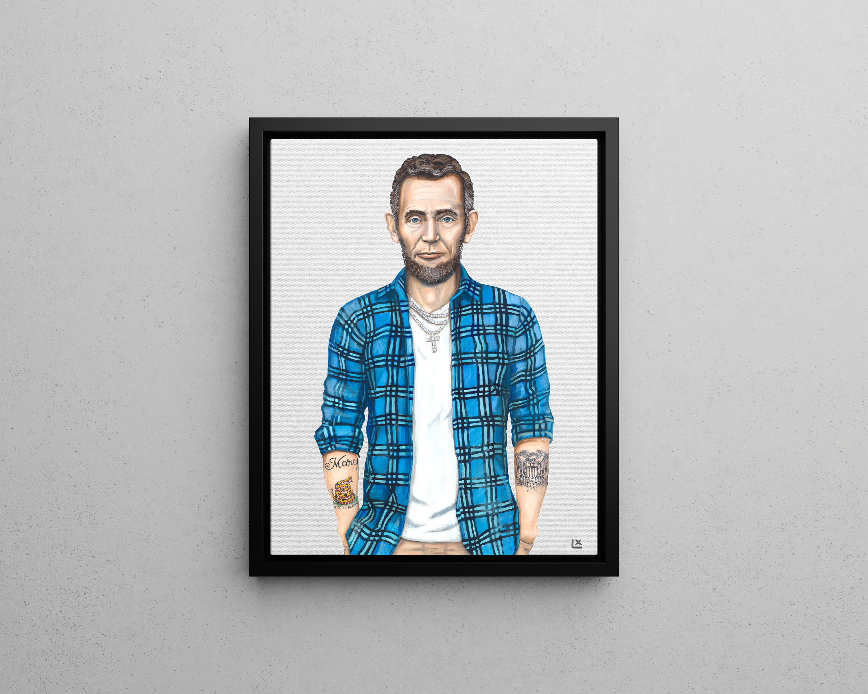 Country Boy Abe Canvas Print