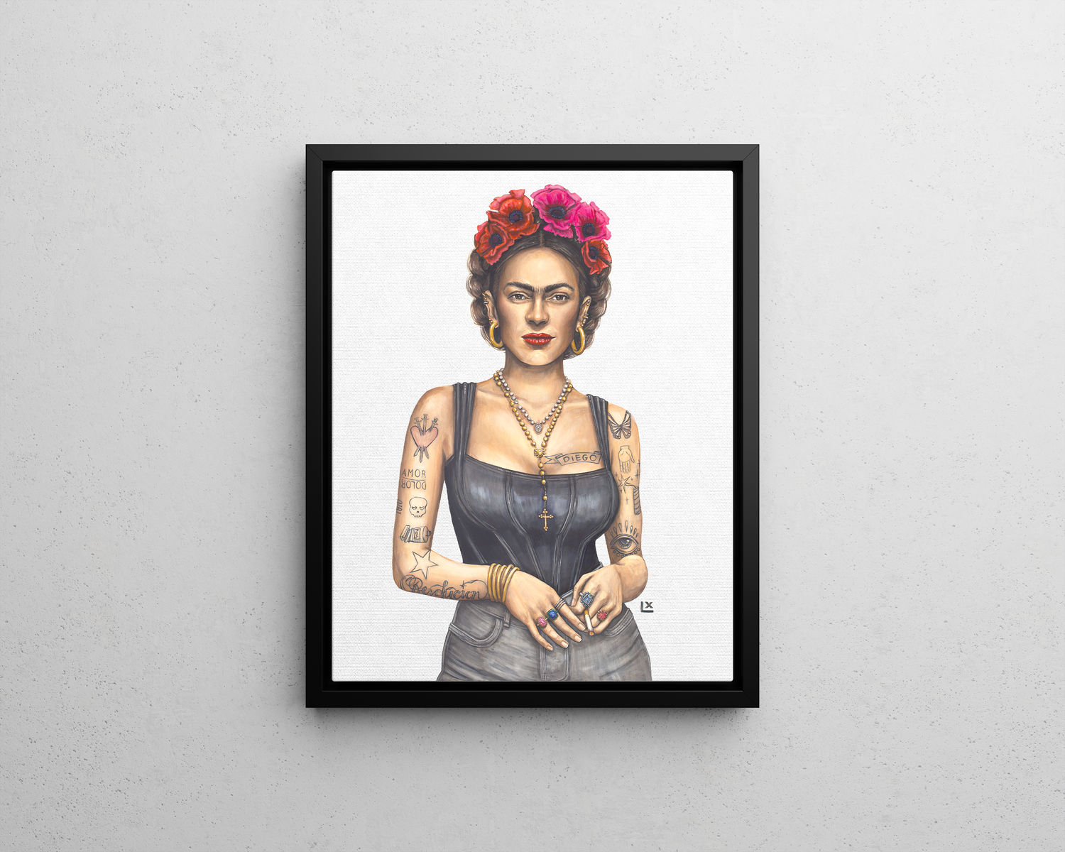 Frida Sola Canvas Print
