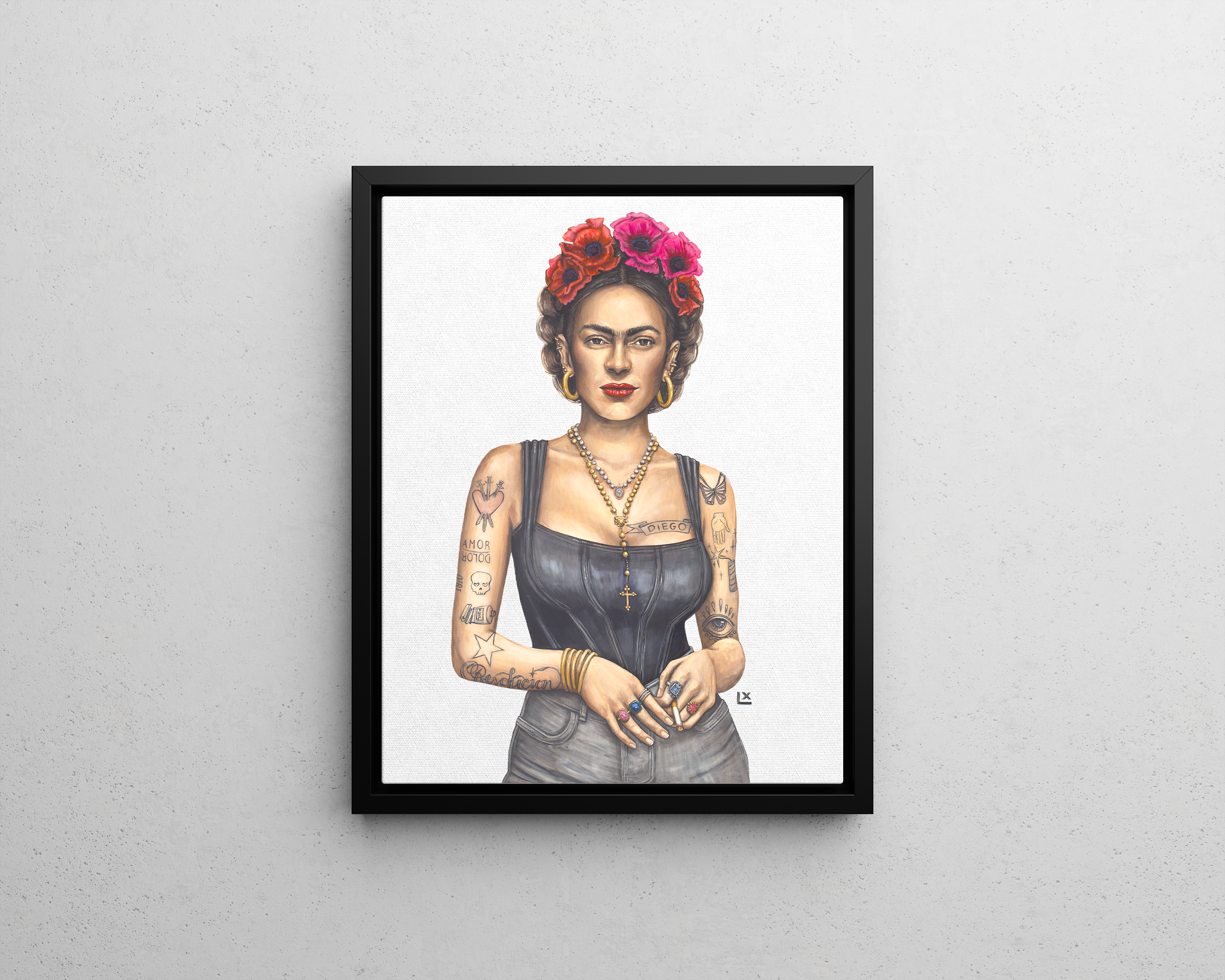 Frida Sola Canvas Print