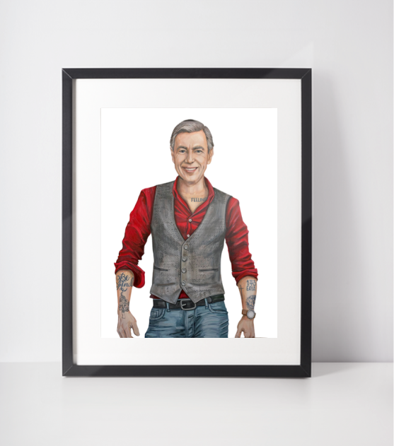 Mr. Rogers Paper Print