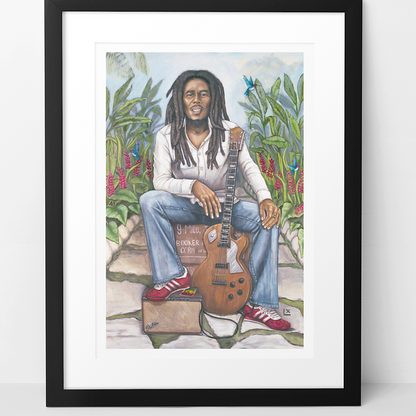 Bob Marley Paper Print