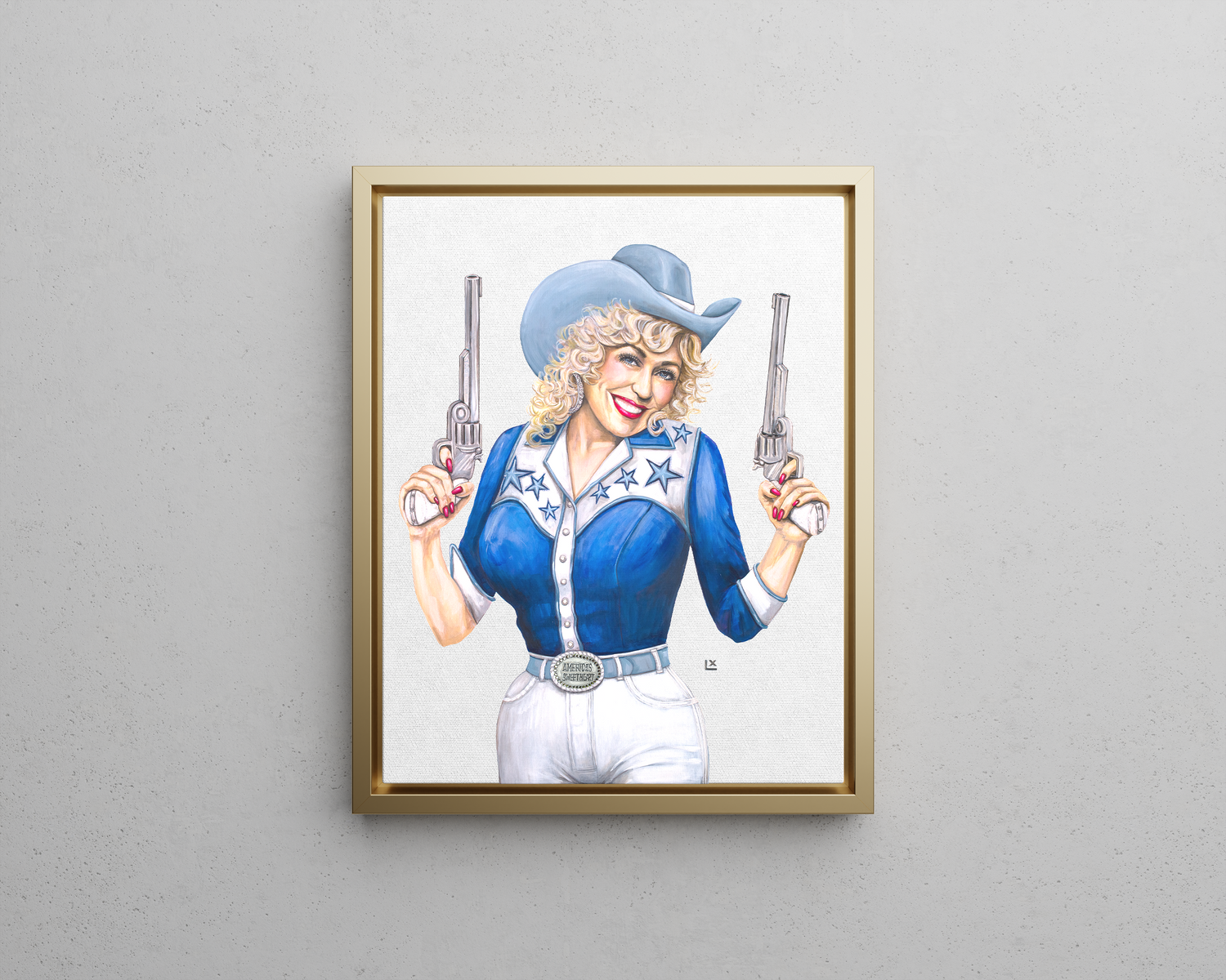 Patriotic Dallas Cowboys 4th of July Dolly Parton