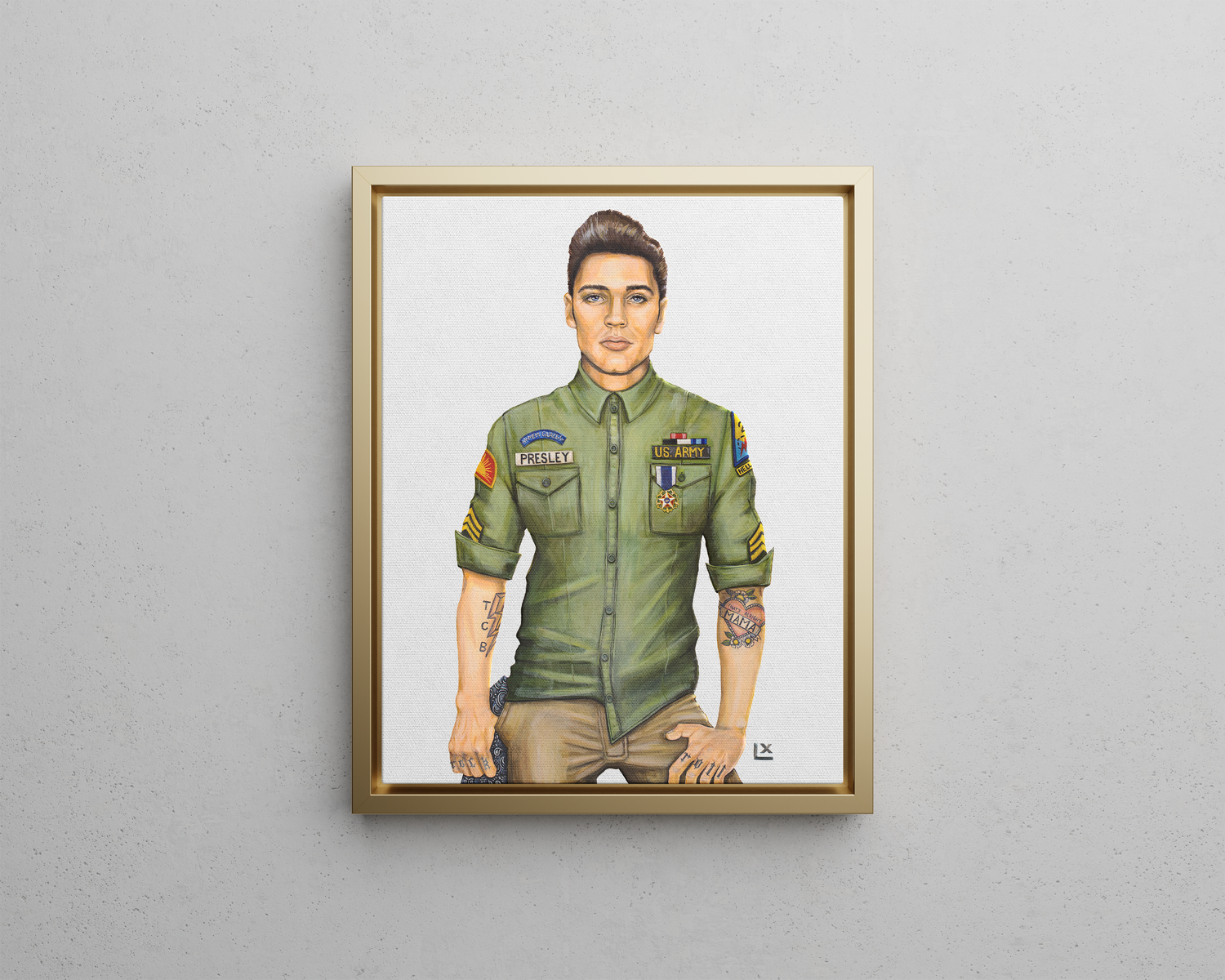 Elvis Has Returned Canvas Print