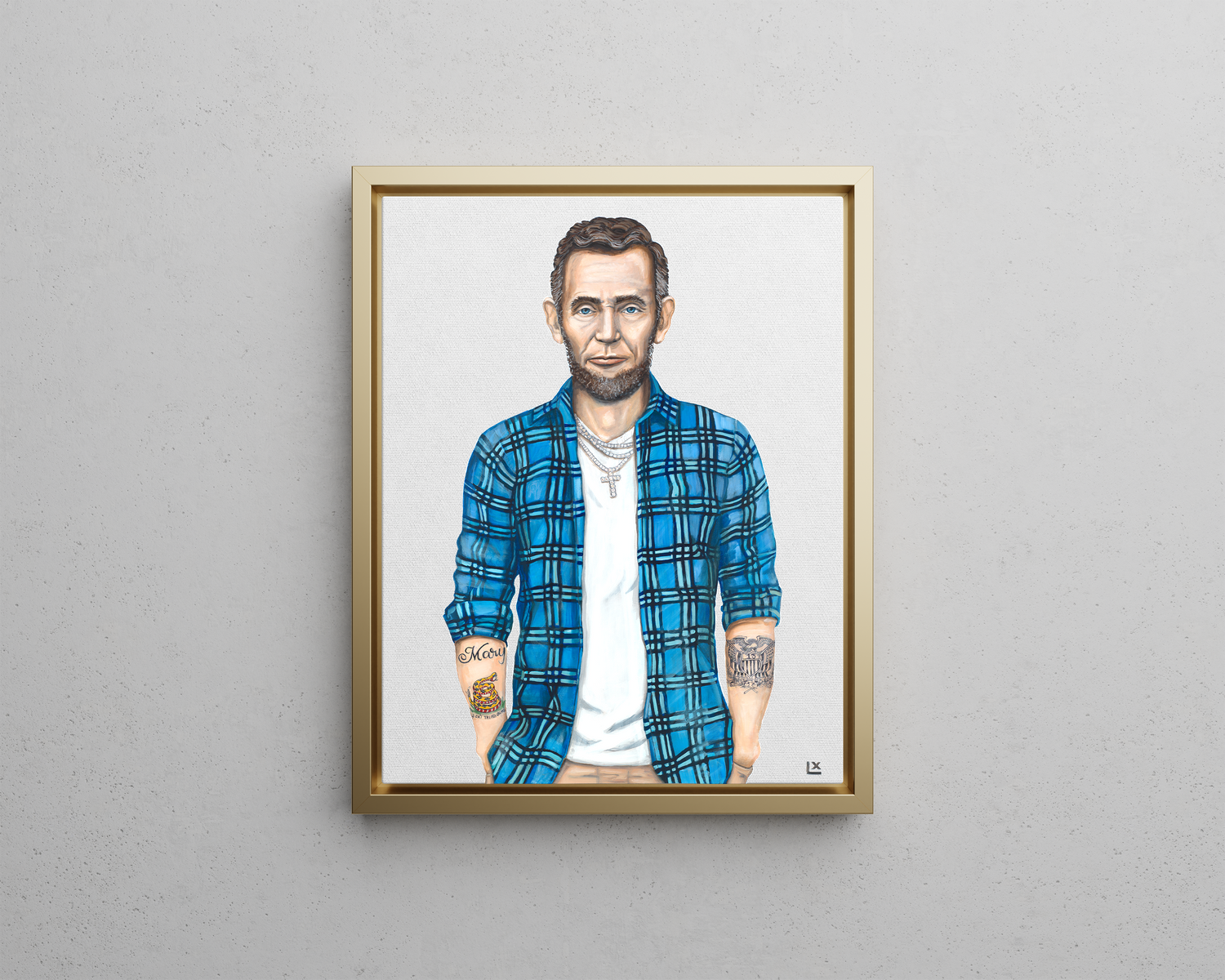 Country Boy Abe Canvas Print