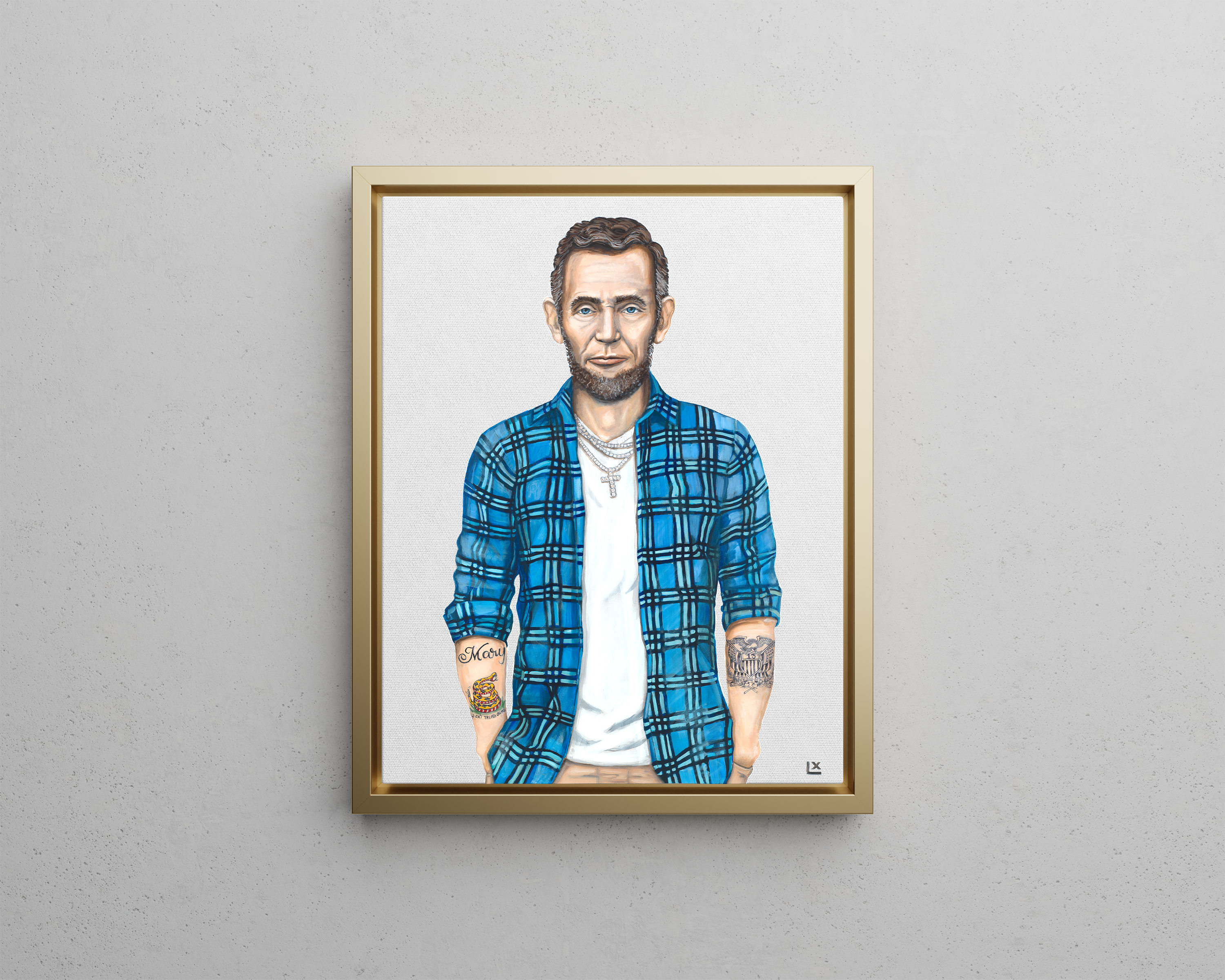 Country Boy Abe Canvas Print