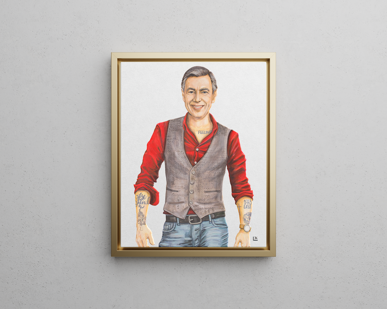 Mr. Rogers Canvas Print