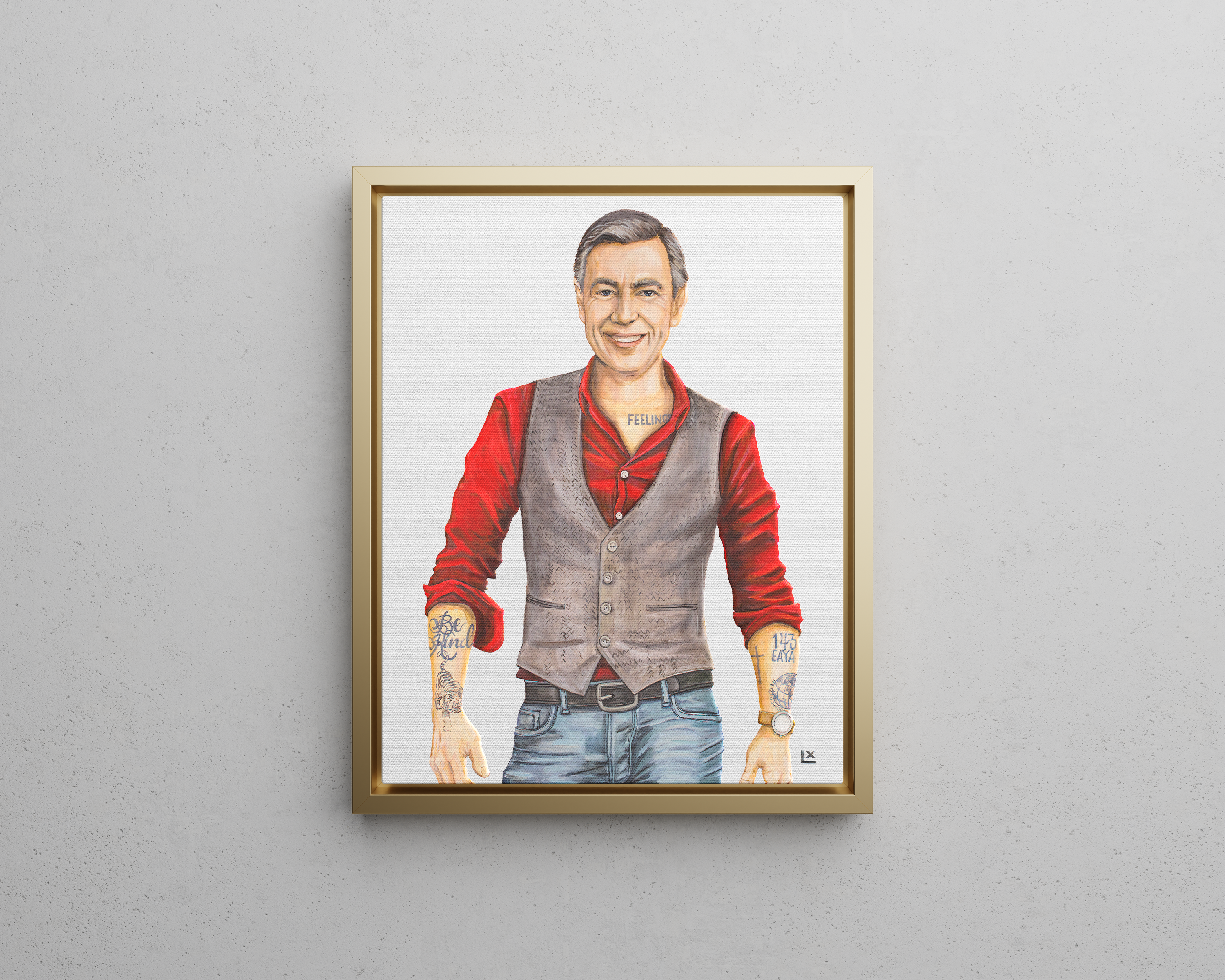 Mr. Rogers Canvas Print