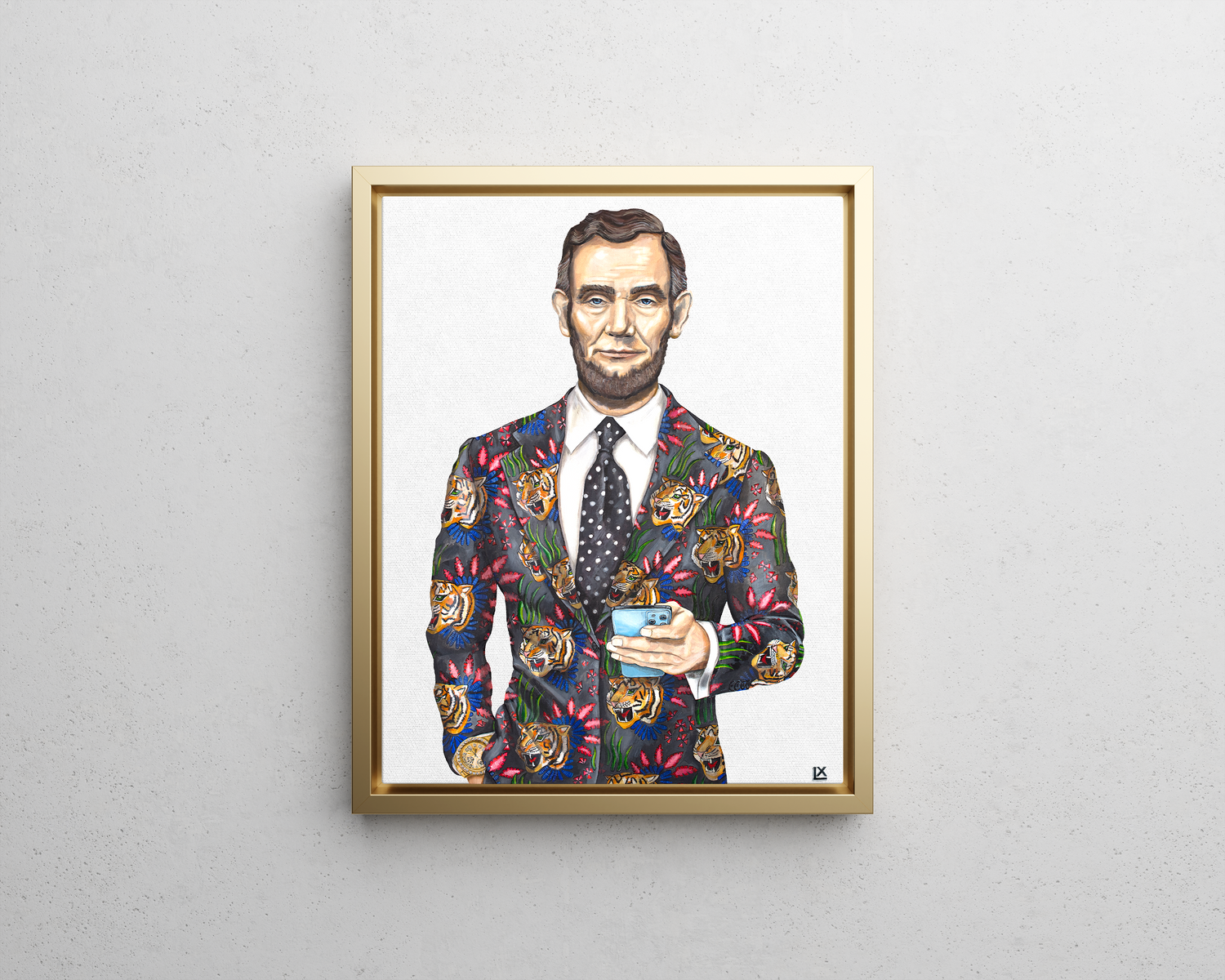 Big Cat Energy Abe Canvas Print