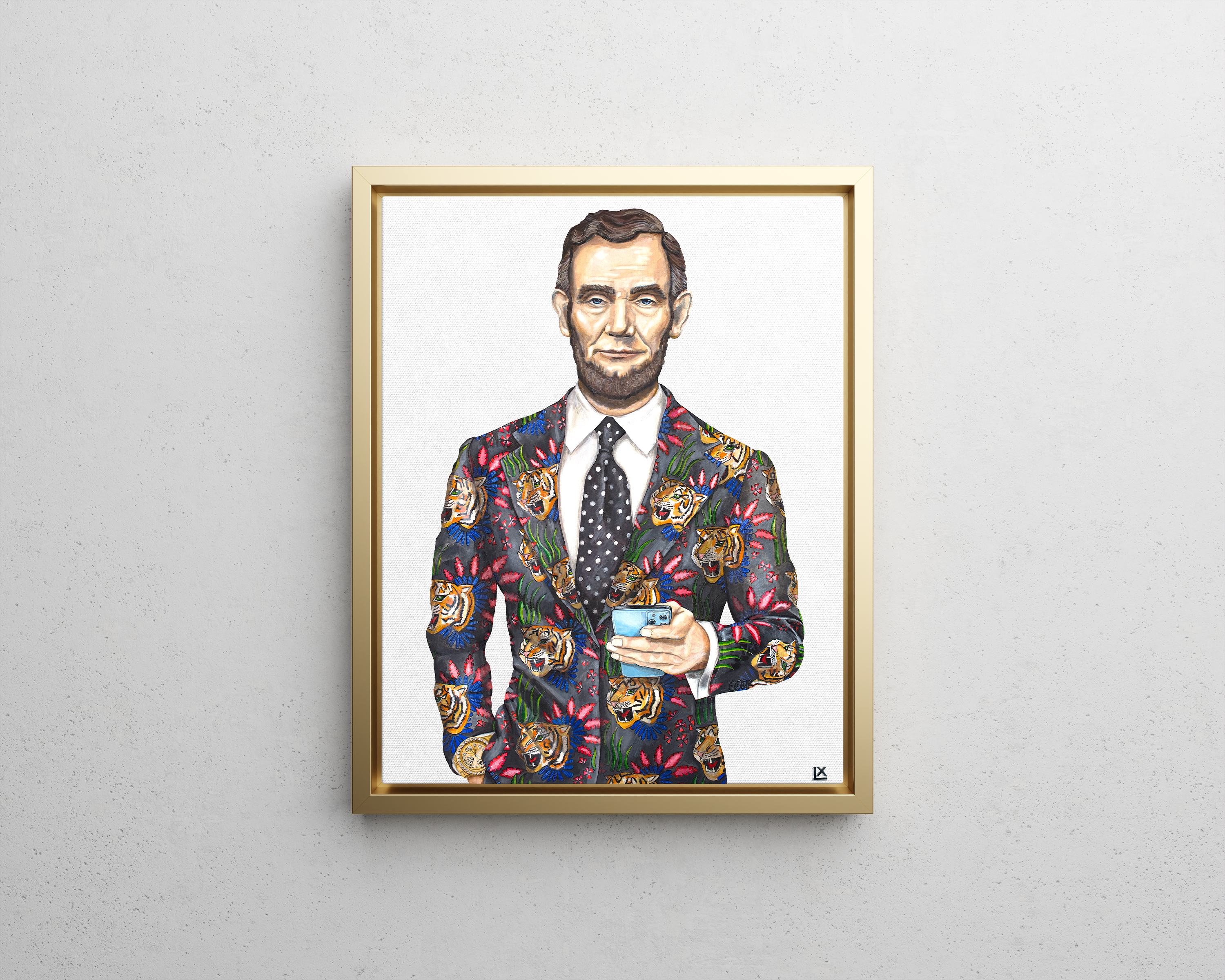 Big Cat Energy Abe Canvas Print