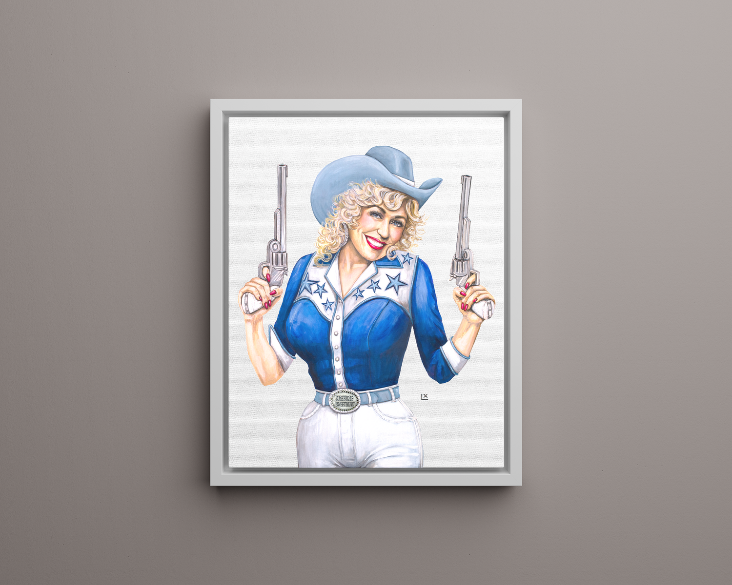 Patriotic Dallas Cowboys 4th of July Dolly Parton