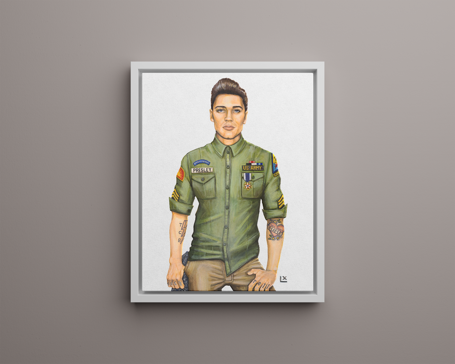 Elvis Has Returned Canvas Print
