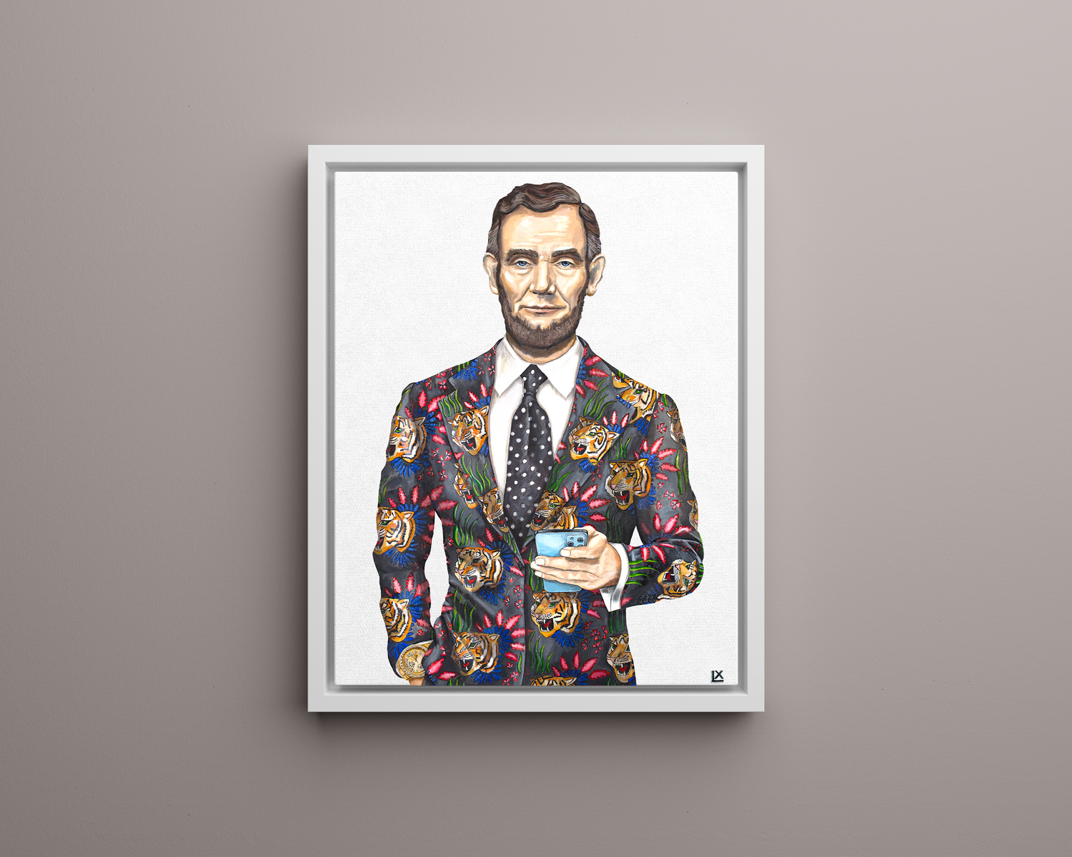 Big Cat Energy Abe Canvas Print