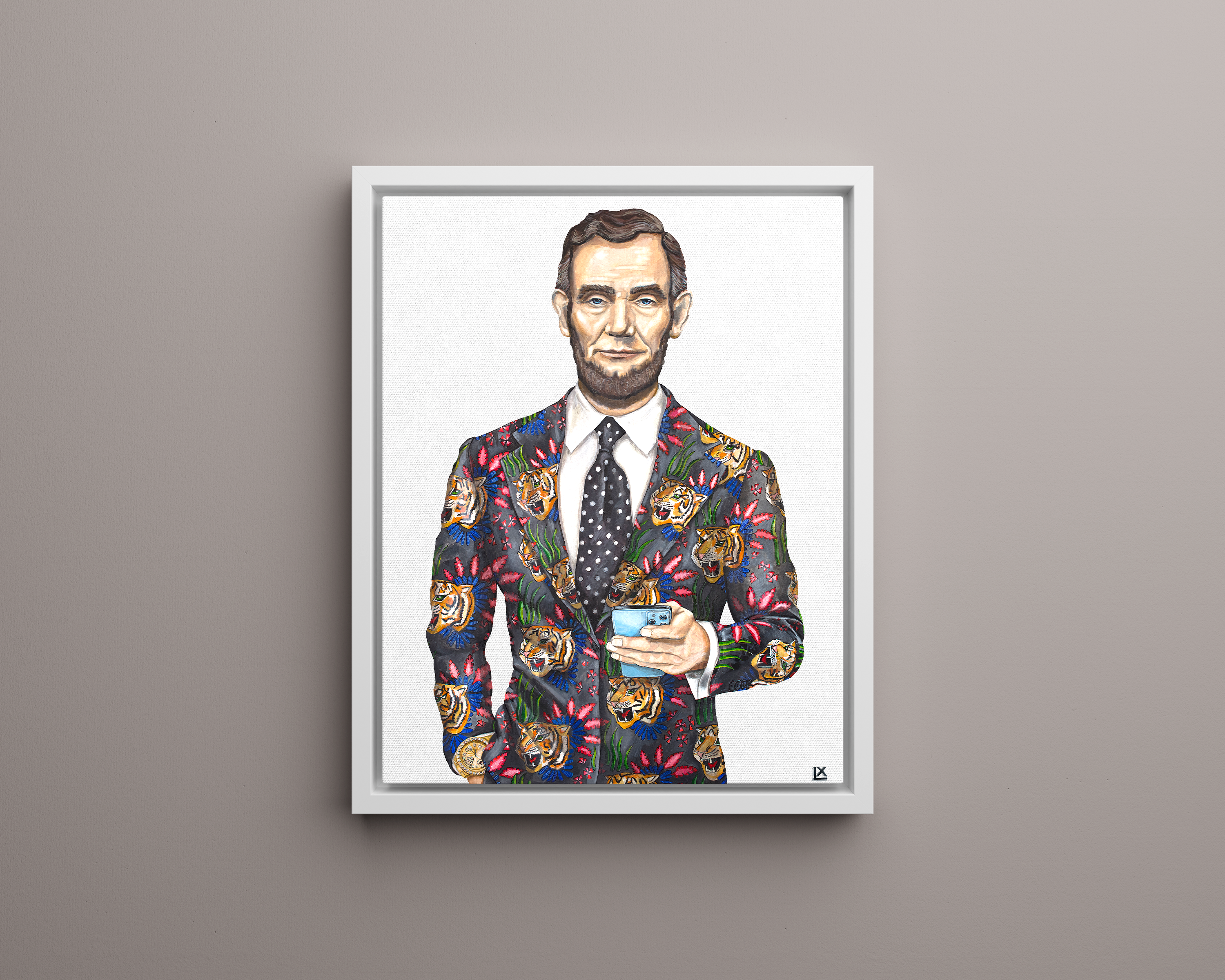 Big Cat Energy Abe Canvas Print