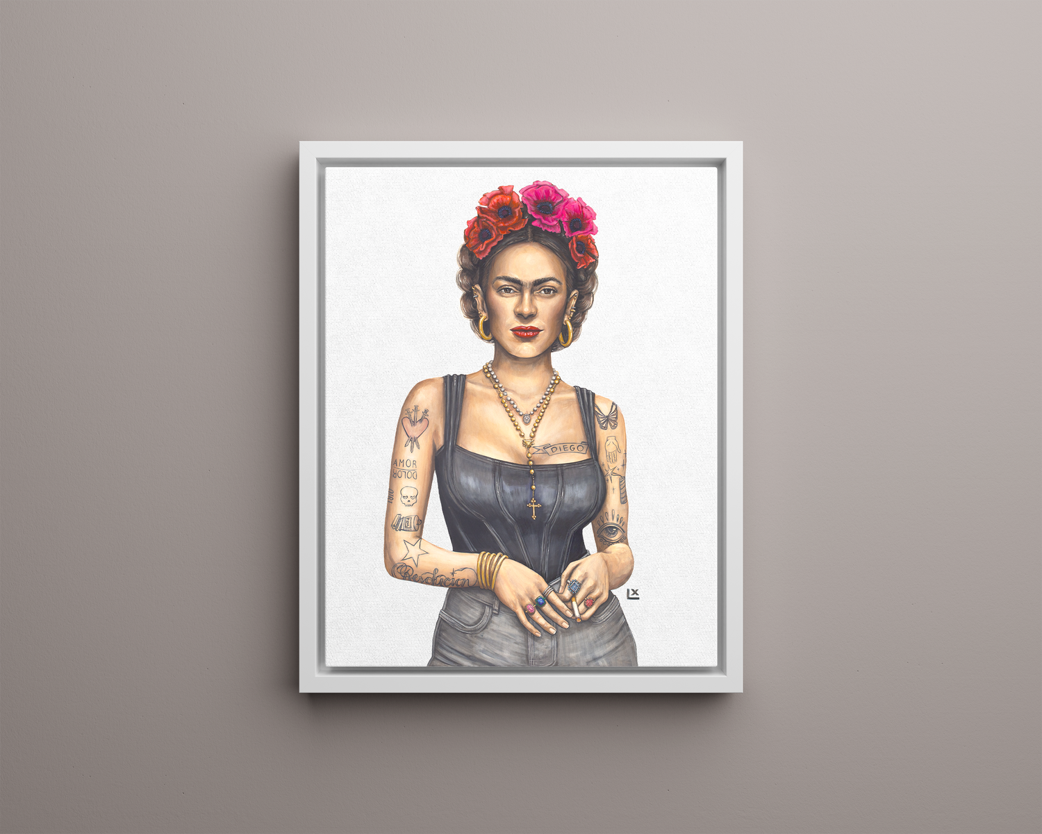 Frida Sola Canvas Print